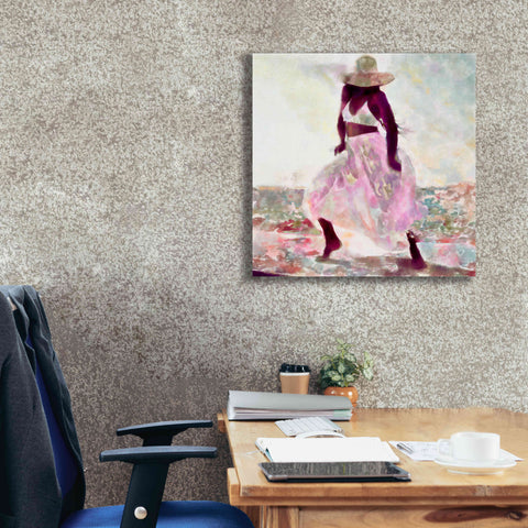 Image of 'Her Colorful Dance II' by Alonzo Saunders, Giclee Canvas Wall Art,26 x 26