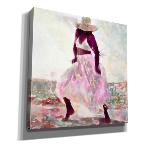 Image of 'Her Colorful Dance II' by Alonzo Saunders, Giclee Canvas Wall Art