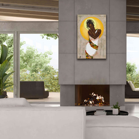 Image of 'Her Love' by Alonzo Saunders, Giclee Canvas Wall Art,26 x 40