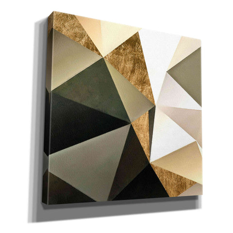 Image of 'Gold Polygon Wall I' by Alonzo Saunders, Giclee Canvas Wall Art