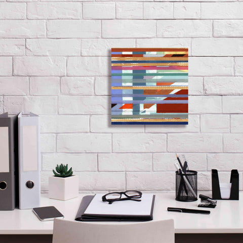 Image of 'Zig Zag IV' by Bellissimo Art, Giclee Canvas Wall Art,12x12