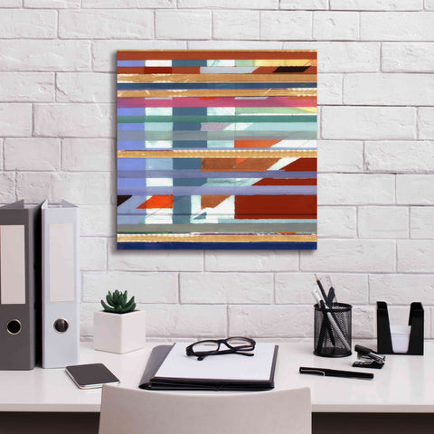 Image of 'Zig Zag IV' by Bellissimo Art, Giclee Canvas Wall Art,18x18