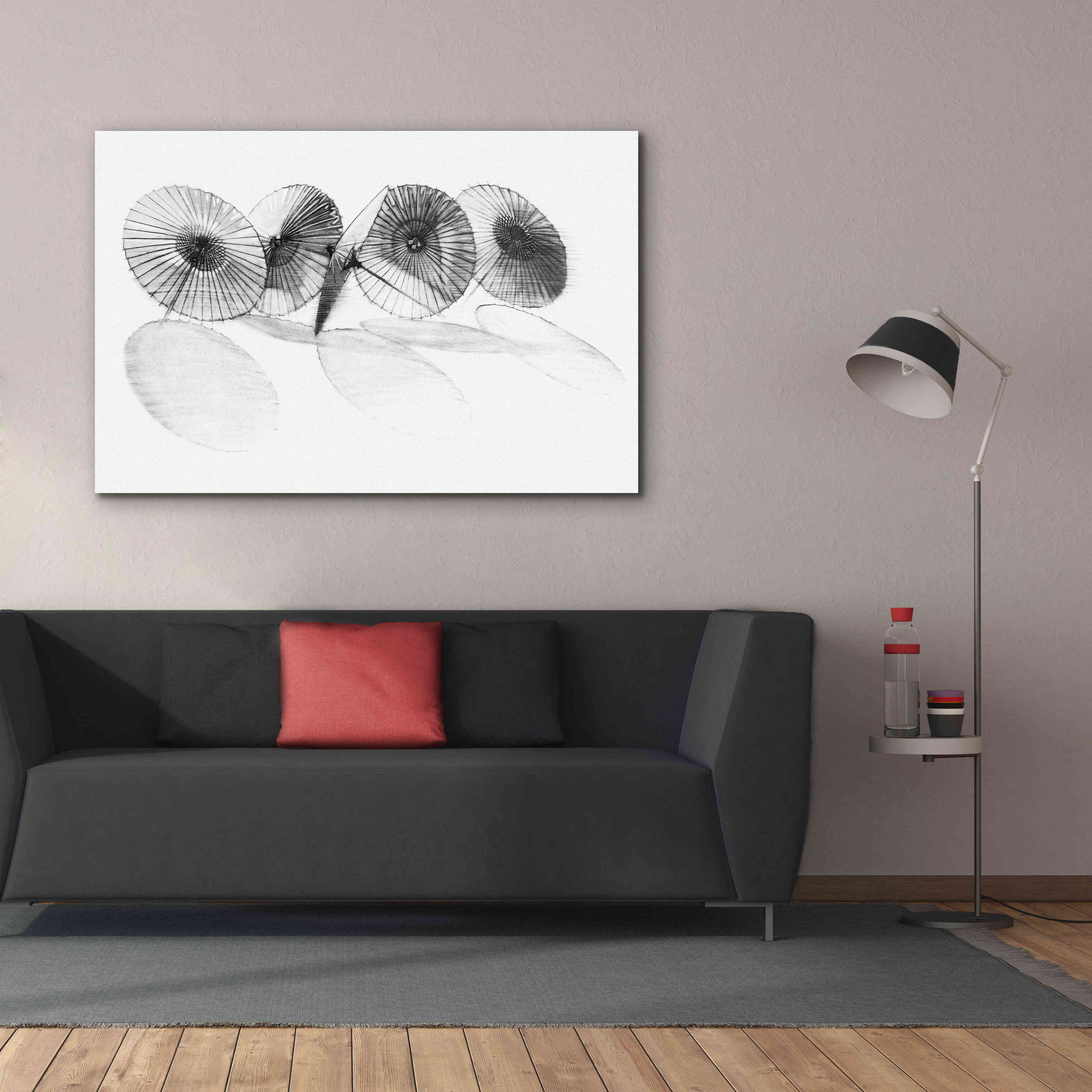 'Parisols II' by Bruce Dean, Giclee Canvas Wall Art,60x40