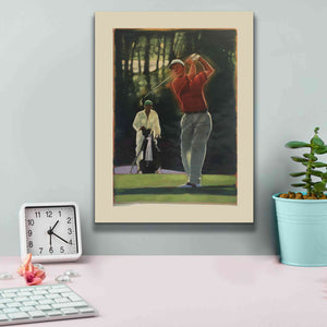 'The Golfer' by Bruce Dean, Giclee Canvas Wall Art,12x16