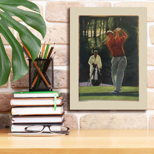 'The Golfer' by Bruce Dean, Giclee Canvas Wall Art,12x16