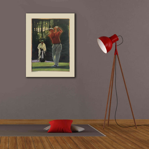 Image of 'The Golfer' by Bruce Dean, Giclee Canvas Wall Art,26x34