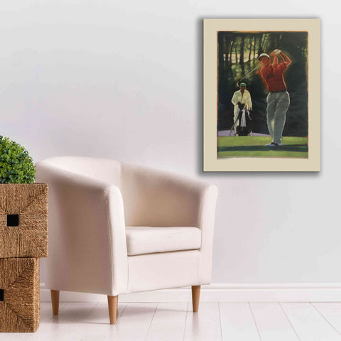 Image of 'The Golfer' by Bruce Dean, Giclee Canvas Wall Art,26x34