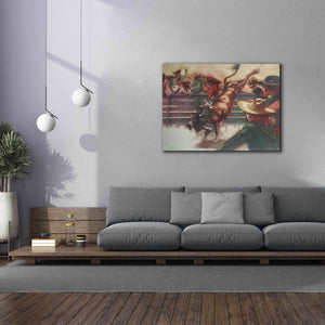 'The Rodeo' by Bruce Dean, Giclee Canvas Wall Art,54x40