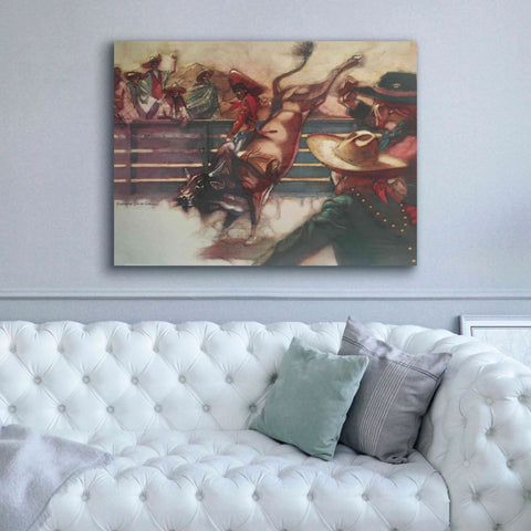 Image of 'The Rodeo' by Bruce Dean, Giclee Canvas Wall Art,54x40