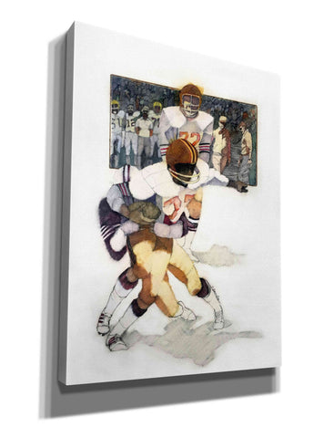Image of 'The Tackle' by Bruce Dean, Giclee Canvas Wall Art