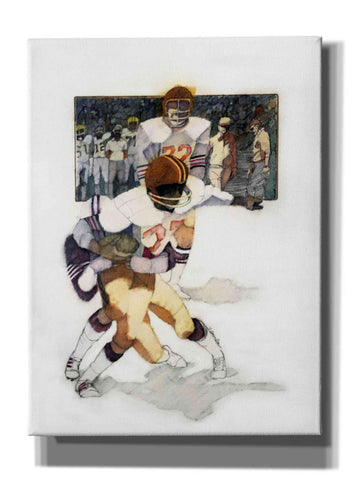 Image of 'The Tackle' by Bruce Dean, Giclee Canvas Wall Art