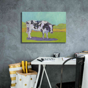 'Pasture Cow I' by Carol Young, Giclee Canvas Wall Art,26x18