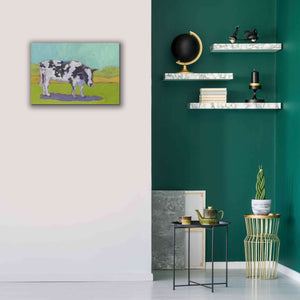 'Pasture Cow I' by Carol Young, Giclee Canvas Wall Art,26x18