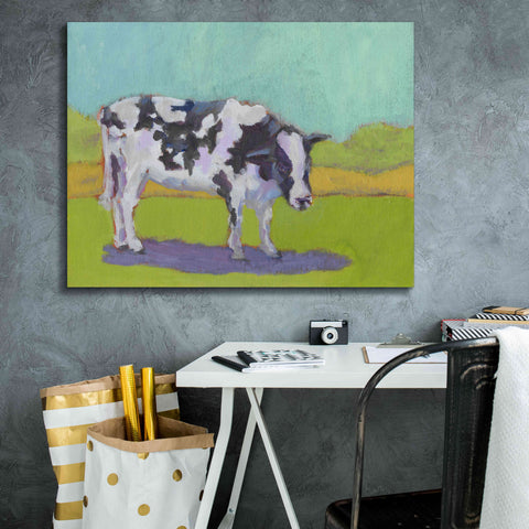 Image of 'Pasture Cow I' by Carol Young, Giclee Canvas Wall Art,34x26