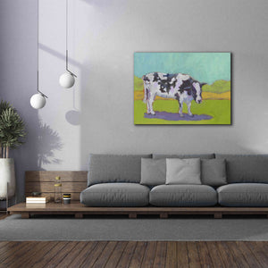 'Pasture Cow I' by Carol Young, Giclee Canvas Wall Art,54x40