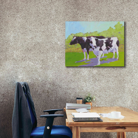 Image of 'Pasture Cows II' by Carol Young, Giclee Canvas Wall Art,34x26