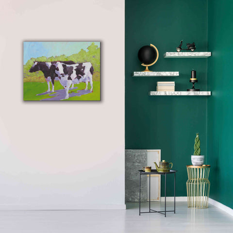 Image of 'Pasture Cows II' by Carol Young, Giclee Canvas Wall Art,34x26