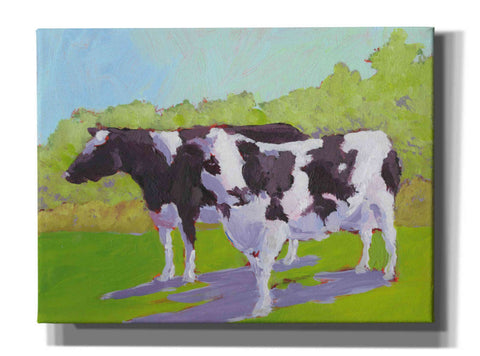 Image of 'Pasture Cows II' by Carol Young, Giclee Canvas Wall Art