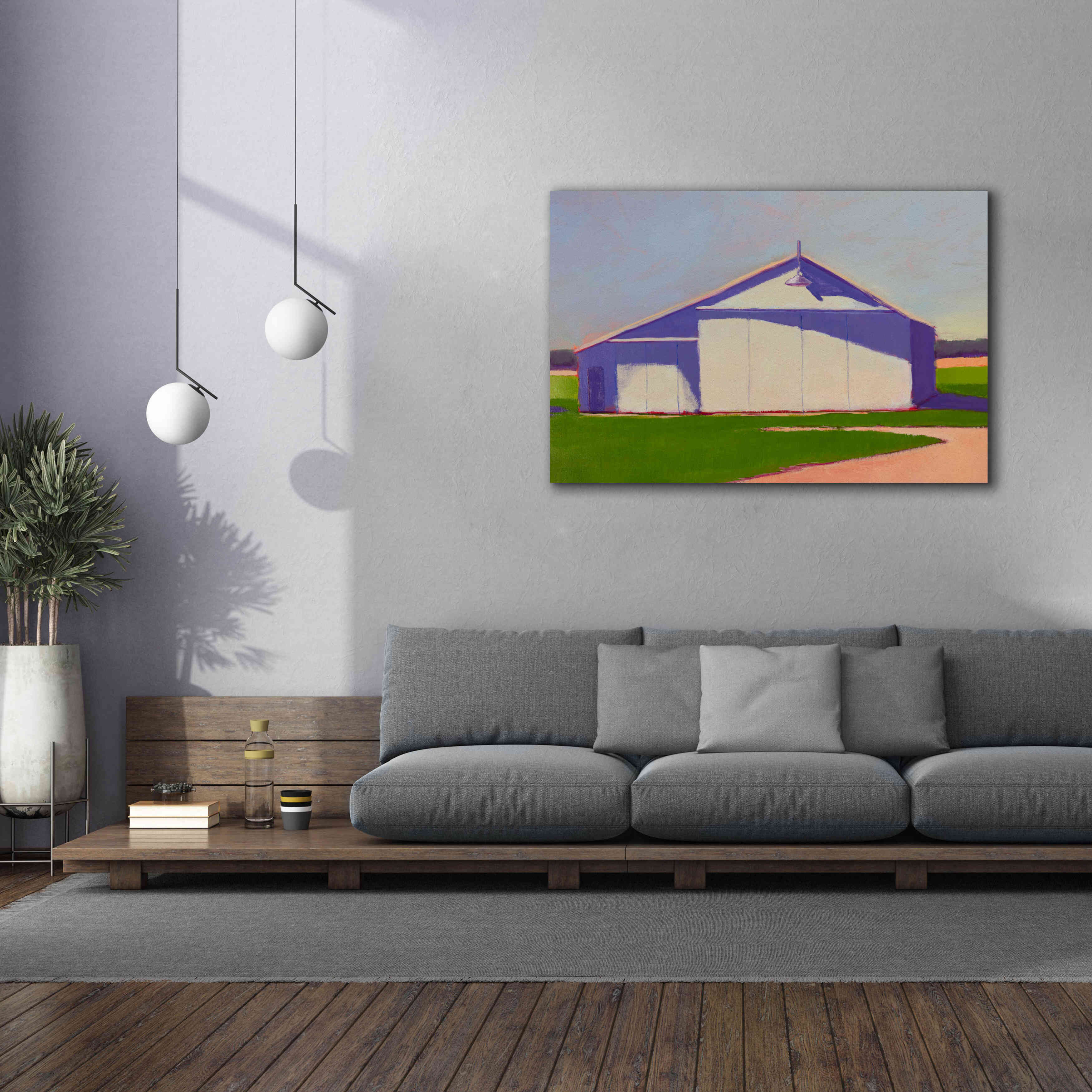 'Bucolic Structure VIII' by Carol Young, Giclee Canvas Wall Art,60x40