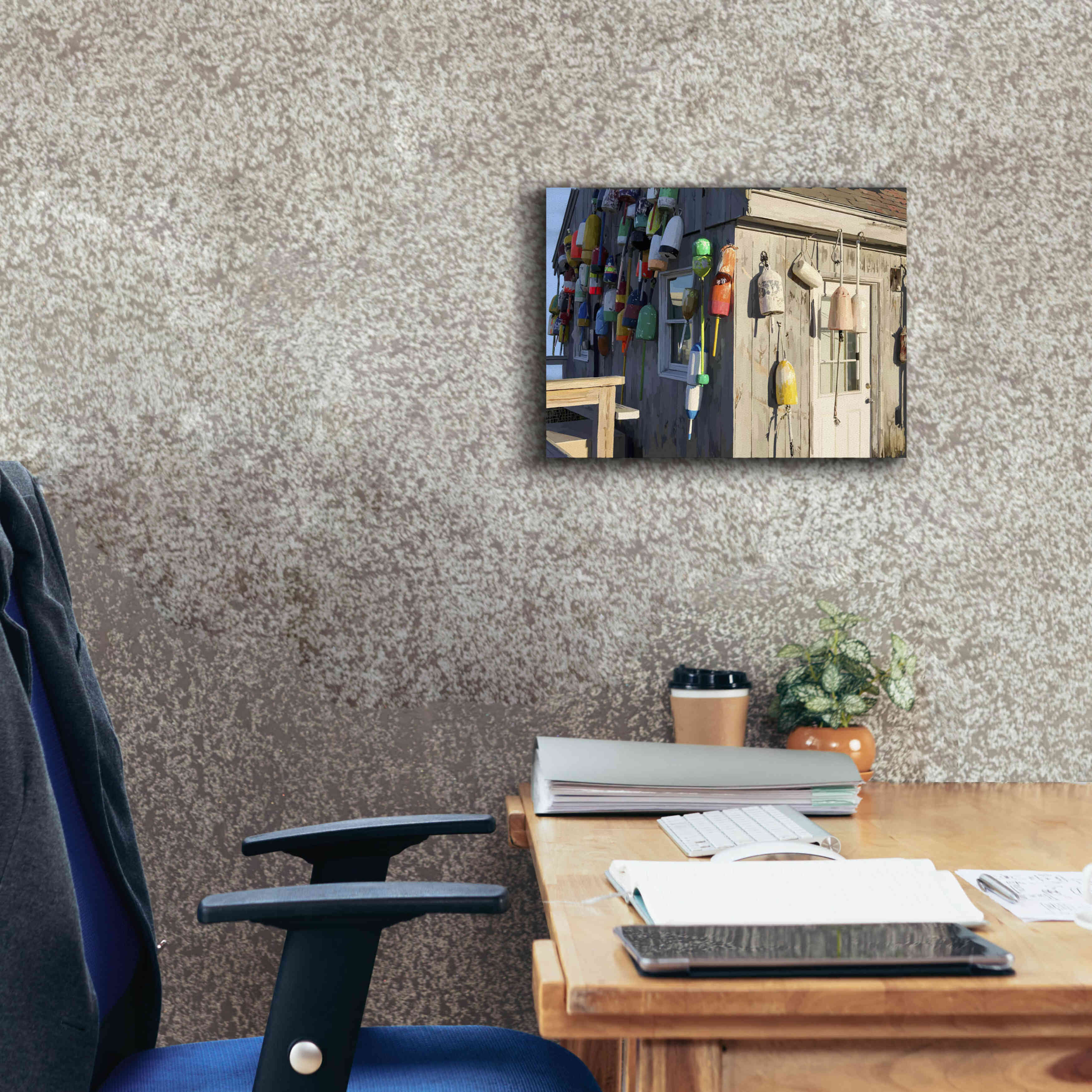 'Hut on Badgers Island I' by Emily Kalina, Giclee Canvas Wall Art,16x12