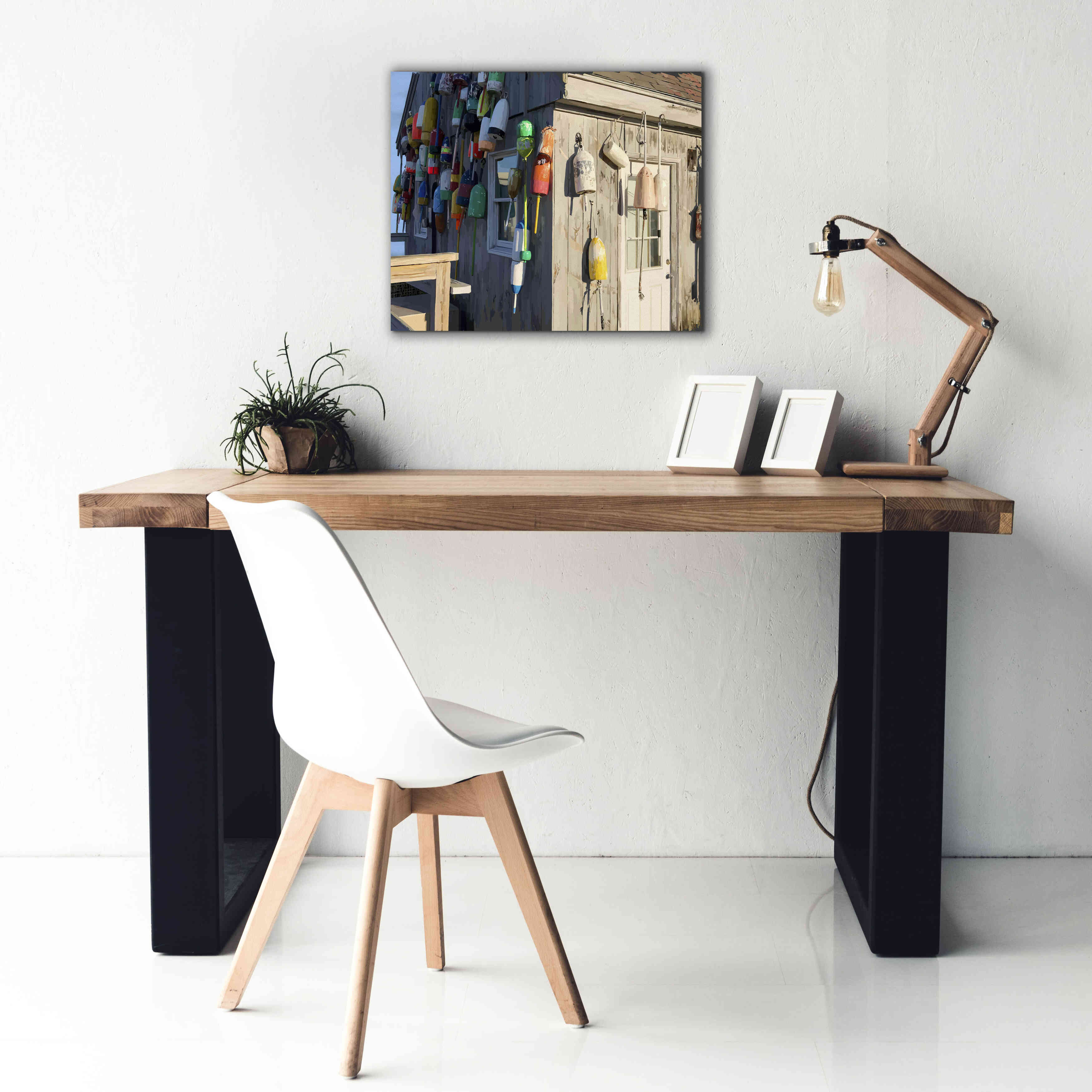 'Hut on Badgers Island I' by Emily Kalina, Giclee Canvas Wall Art,24x20