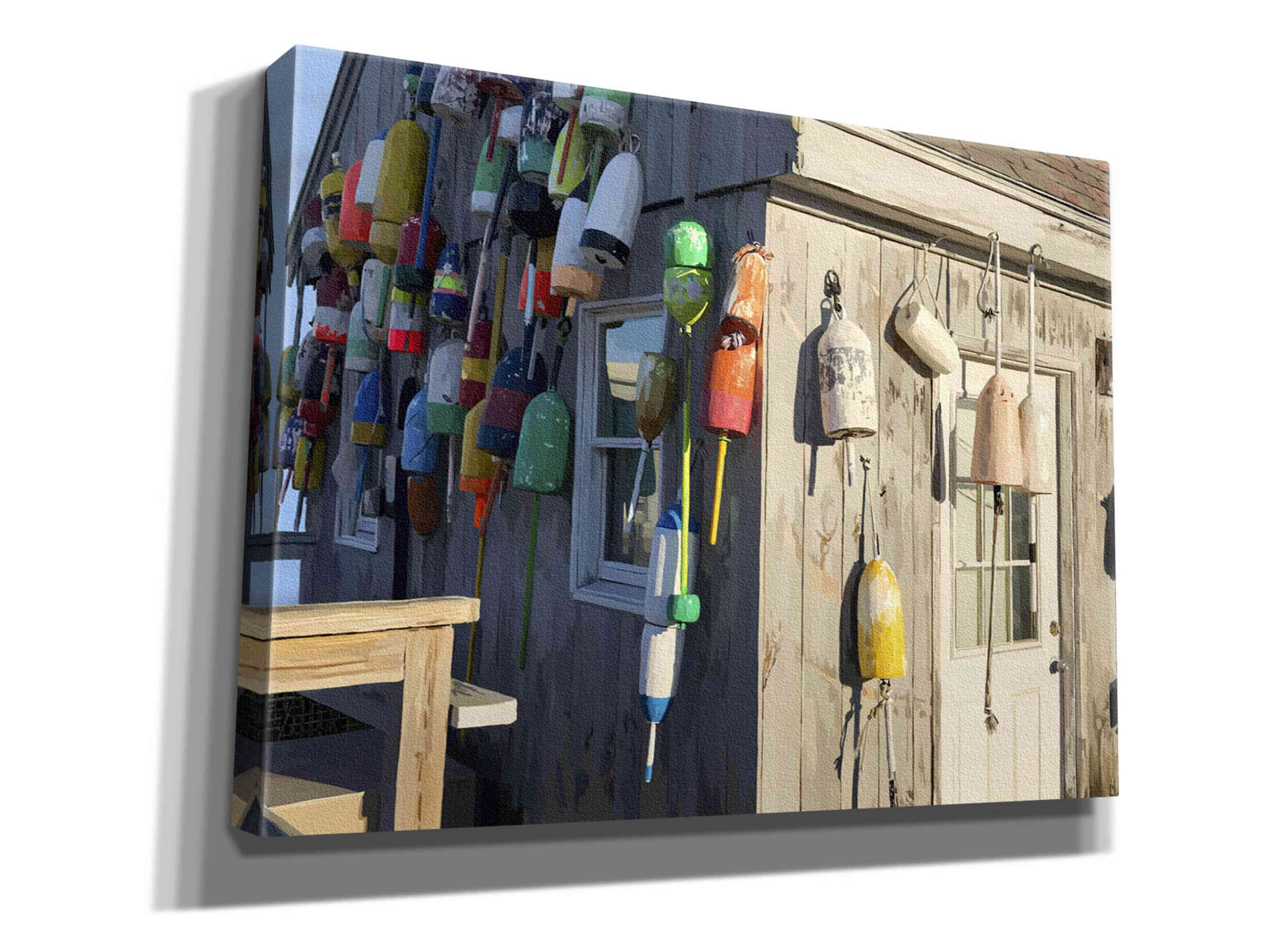 'Hut on Badgers Island I' by Emily Kalina, Giclee Canvas Wall Art