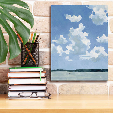 Image of 'July Lakeside I' by Emma Scarvey, Giclee Canvas Wall Art,12 x 16
