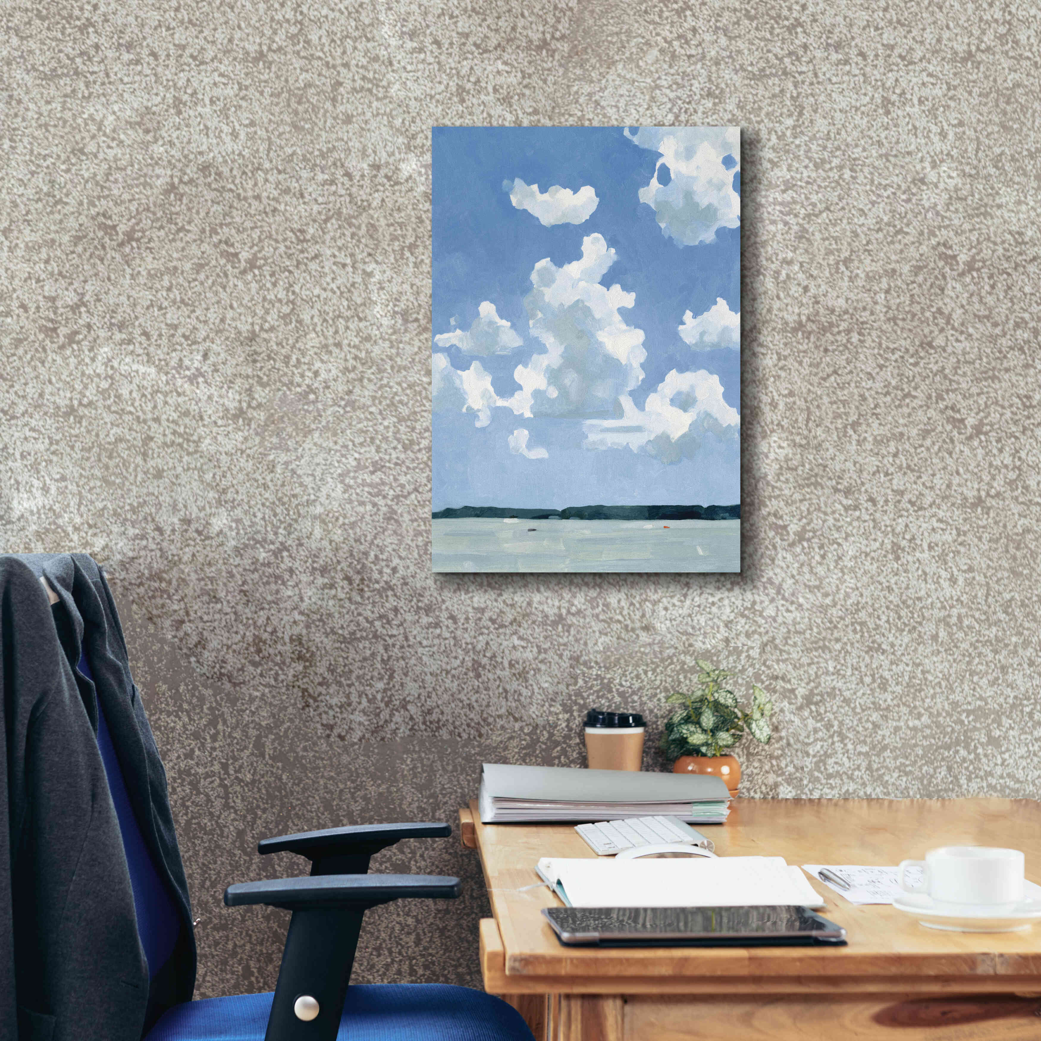 'July Lakeside I' by Emma Scarvey, Giclee Canvas Wall Art,18 x 26