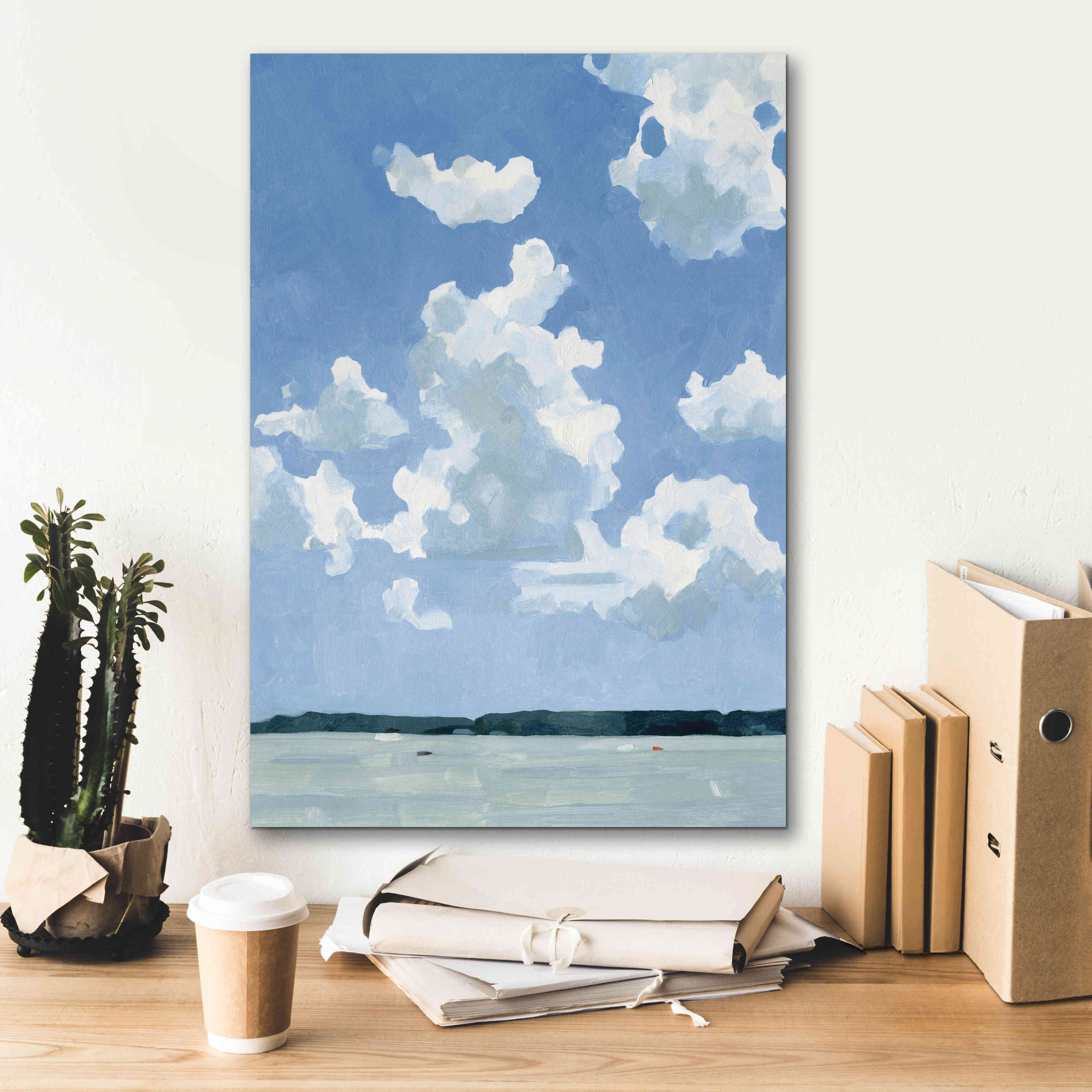 'July Lakeside I' by Emma Scarvey, Giclee Canvas Wall Art,18 x 26