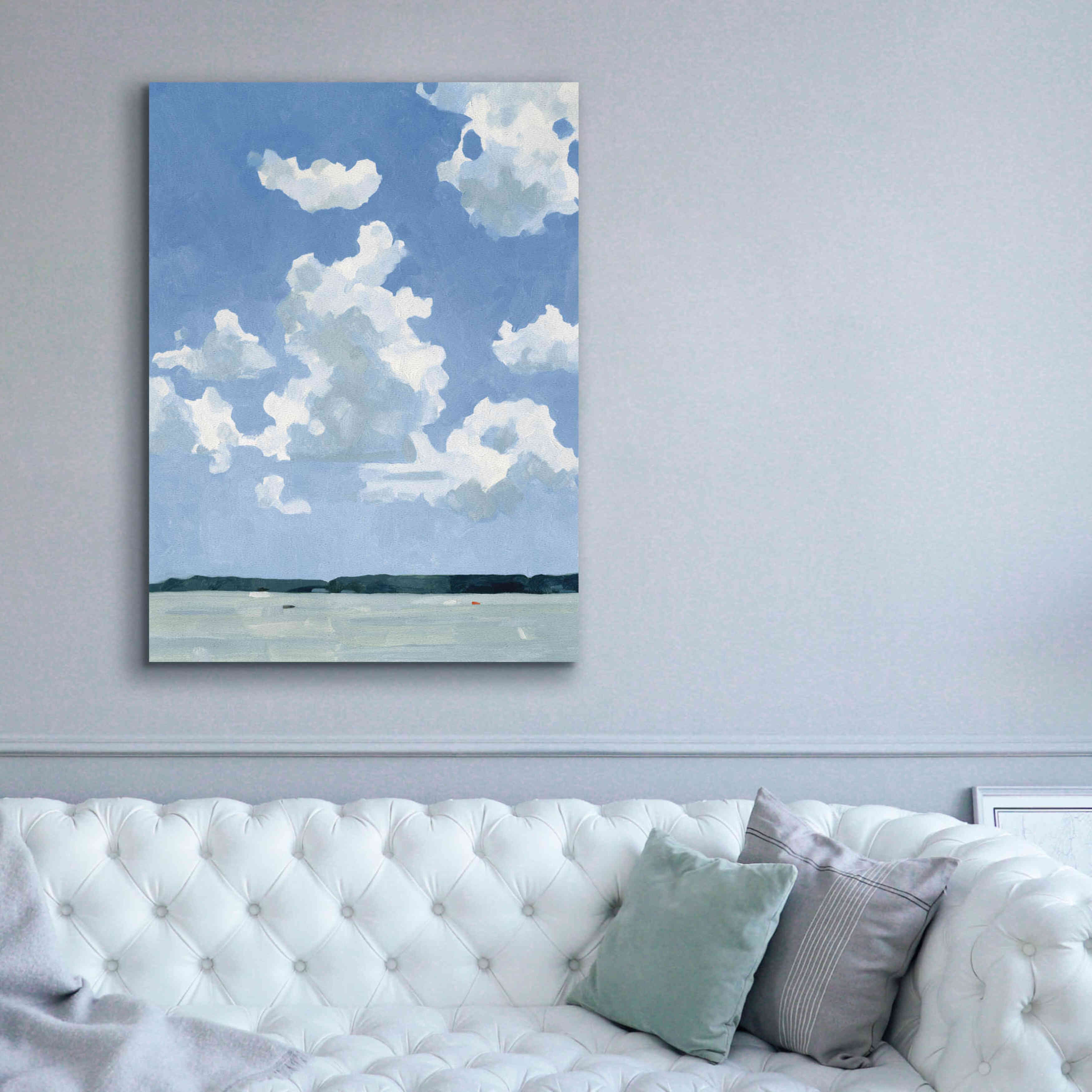 'July Lakeside I' by Emma Scarvey, Giclee Canvas Wall Art,40 x 54