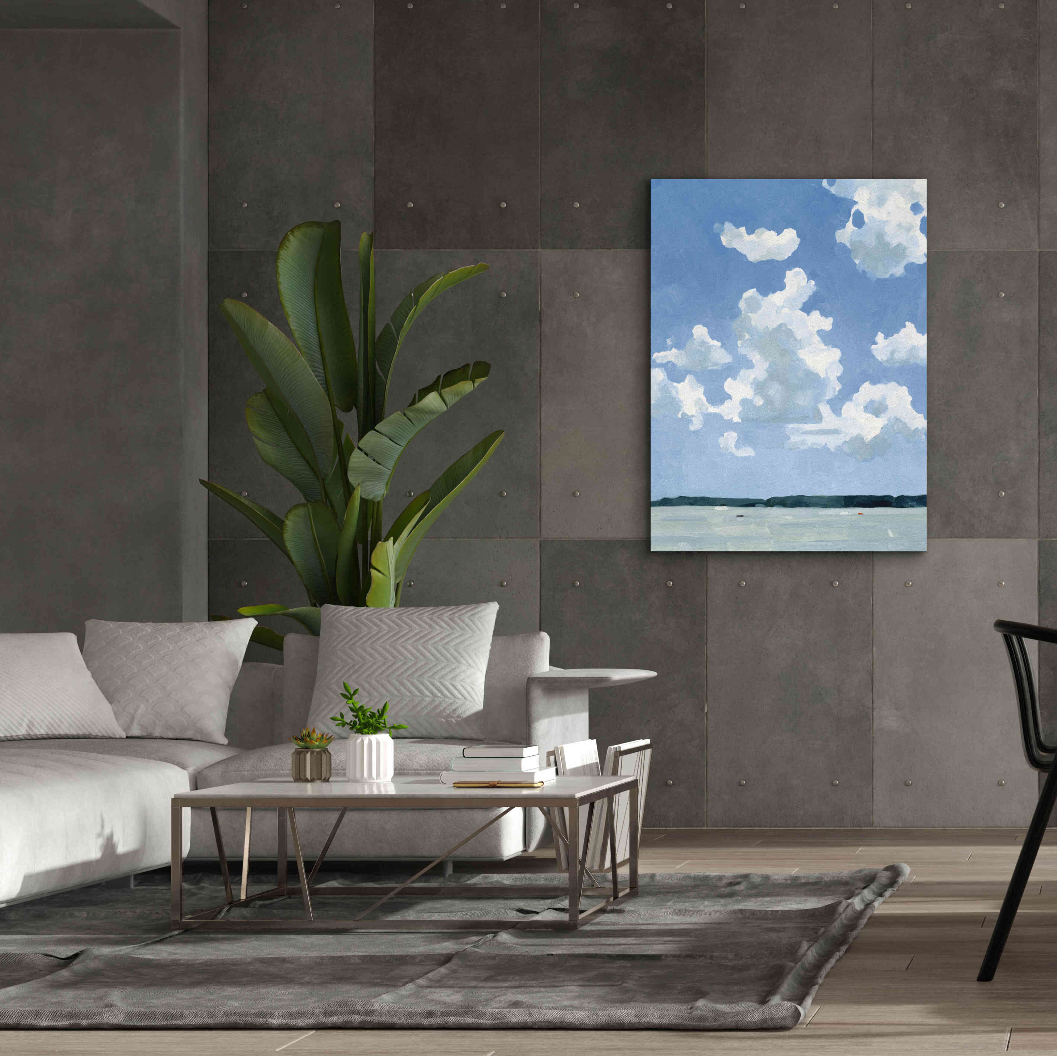 'July Lakeside I' by Emma Scarvey, Giclee Canvas Wall Art,40 x 54