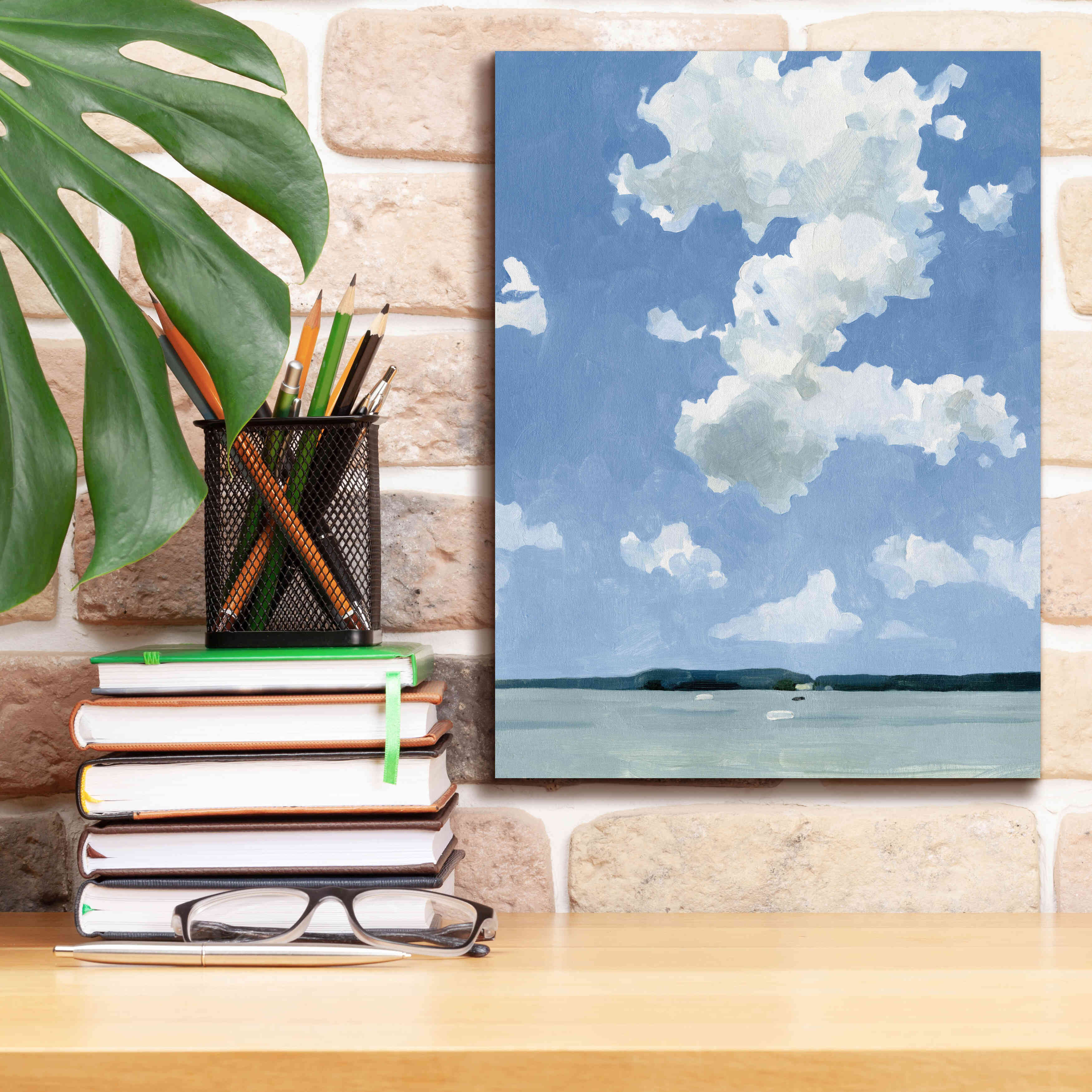 'July Lakeside II' by Emma Scarvey, Giclee Canvas Wall Art,12 x 16