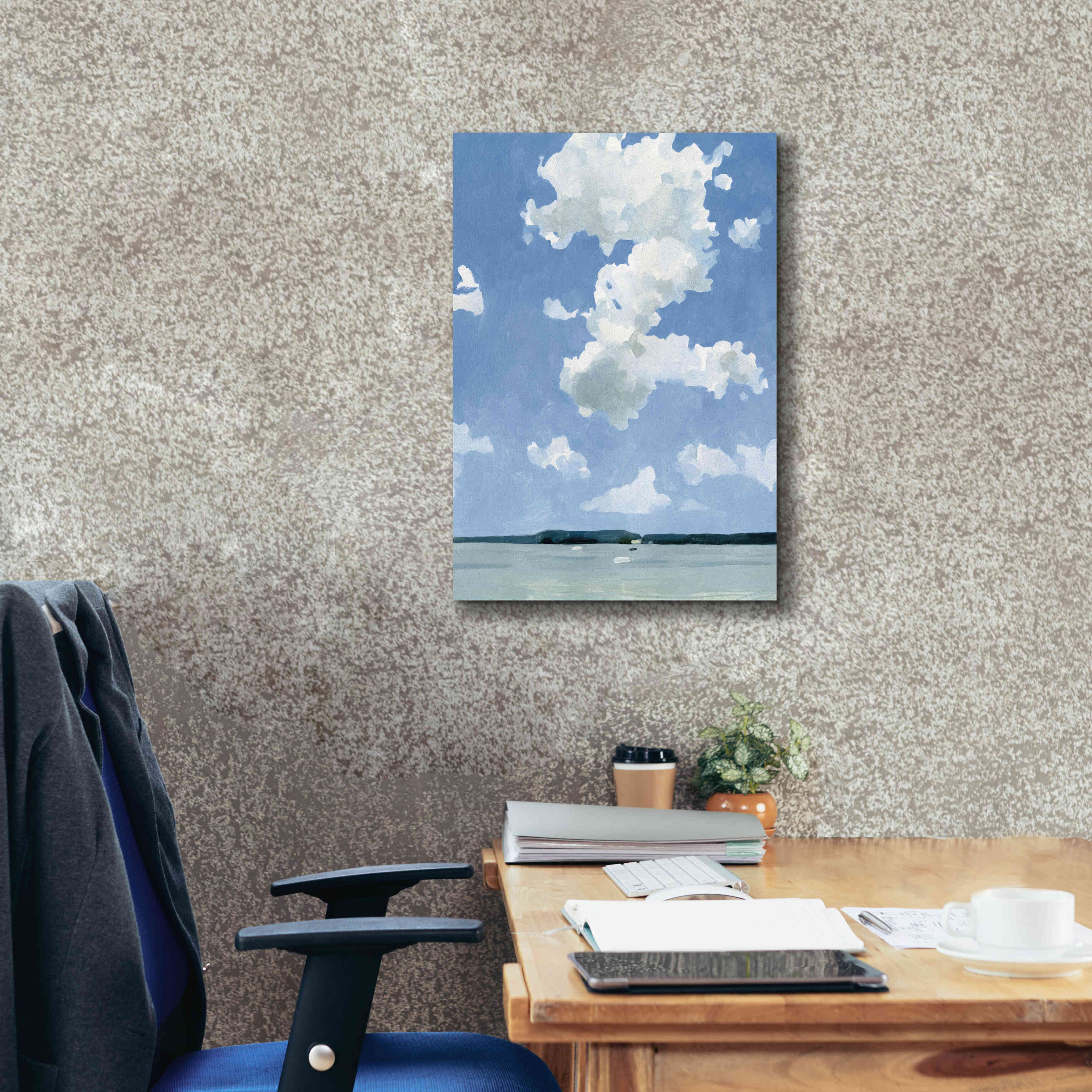 'July Lakeside II' by Emma Scarvey, Giclee Canvas Wall Art,18 x 26