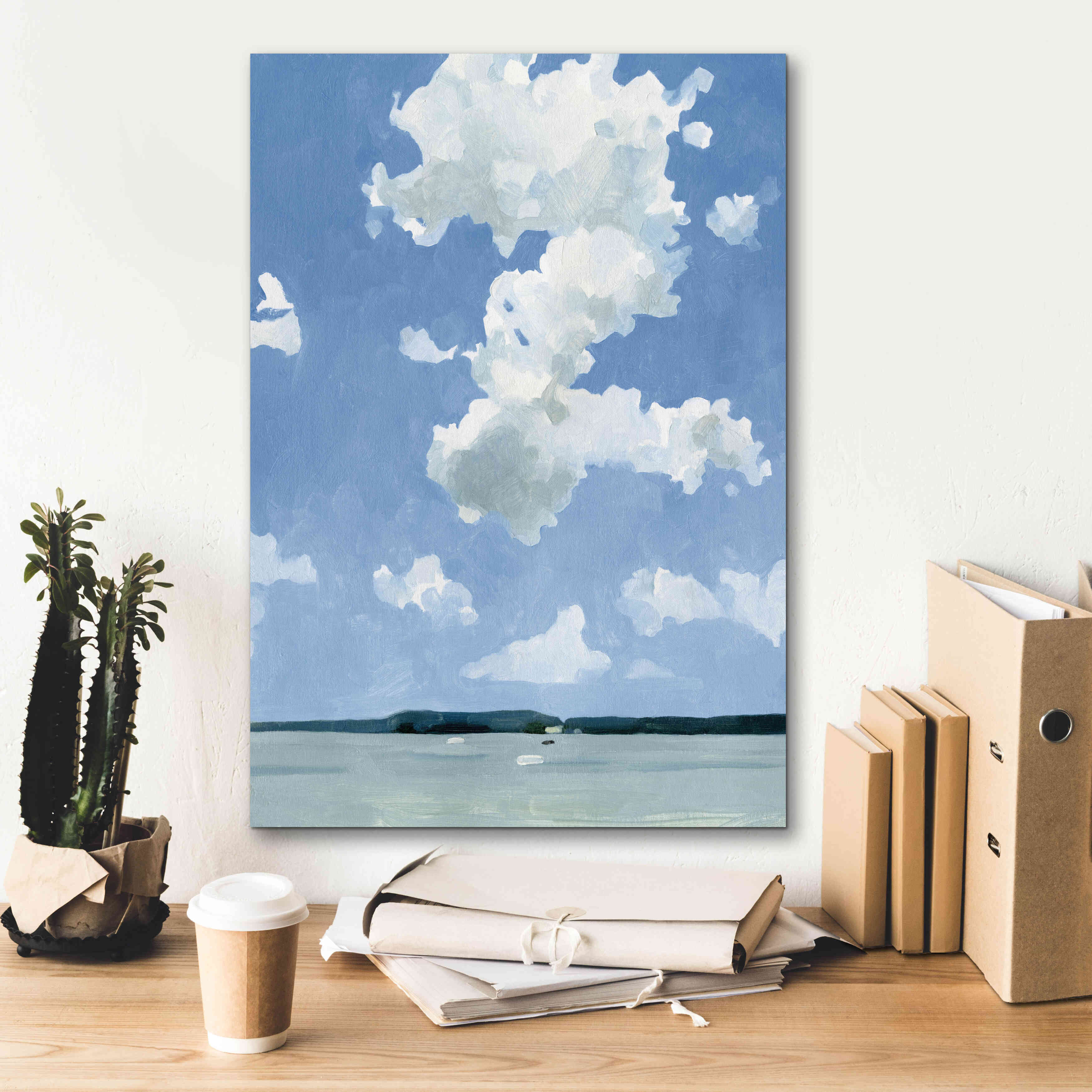 'July Lakeside II' by Emma Scarvey, Giclee Canvas Wall Art,18 x 26