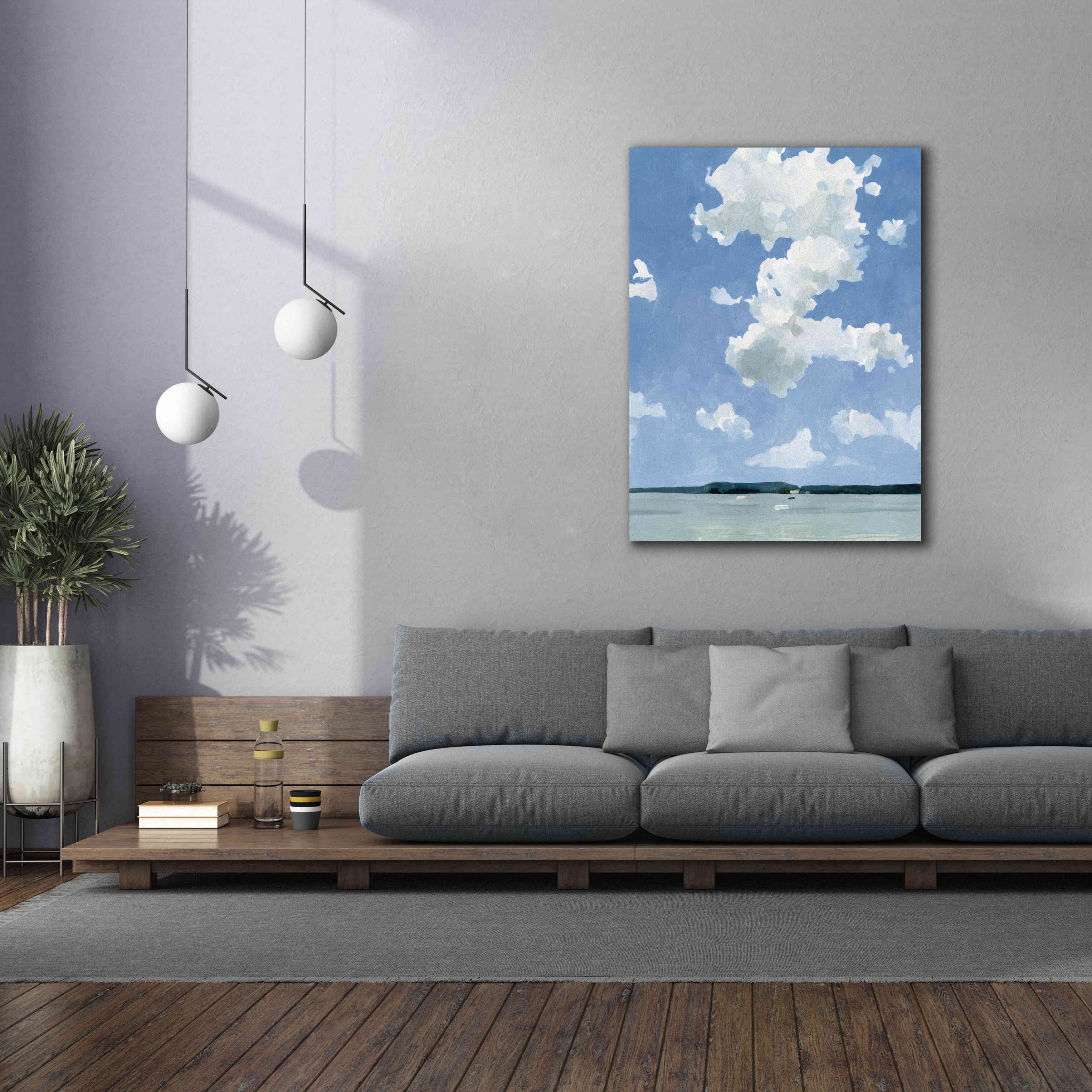 'July Lakeside II' by Emma Scarvey, Giclee Canvas Wall Art,40 x 54