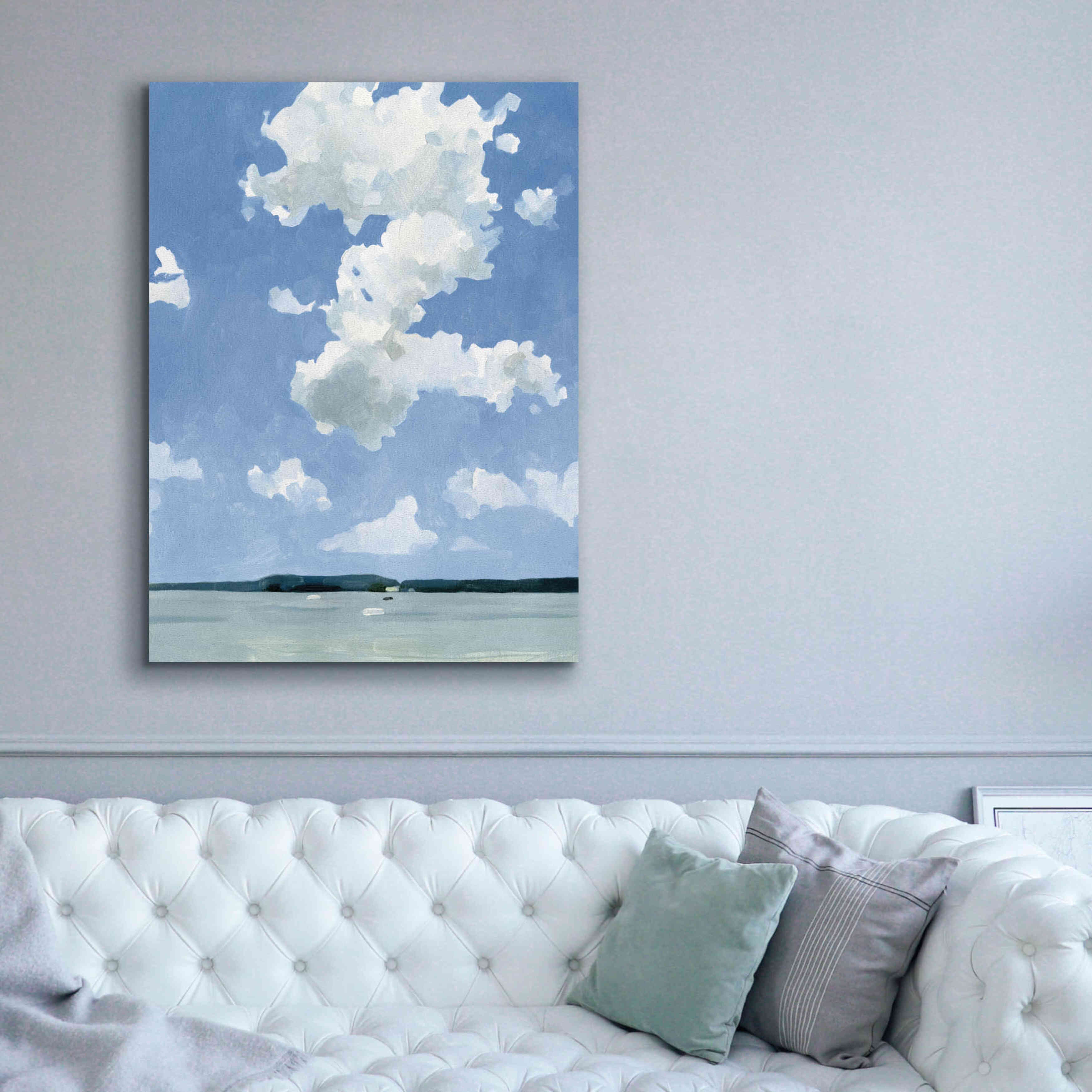 'July Lakeside II' by Emma Scarvey, Giclee Canvas Wall Art,40 x 54