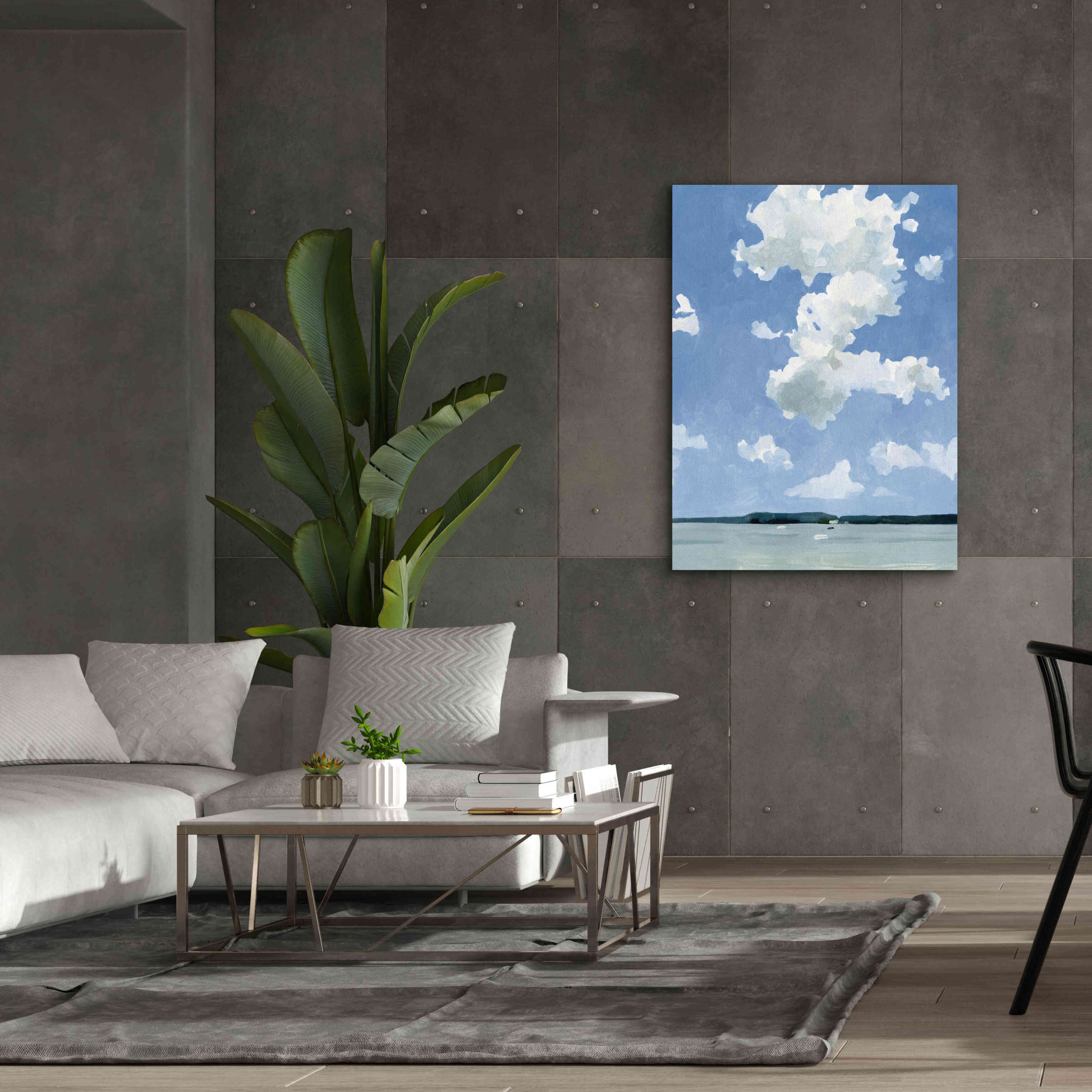 'July Lakeside II' by Emma Scarvey, Giclee Canvas Wall Art,40 x 54