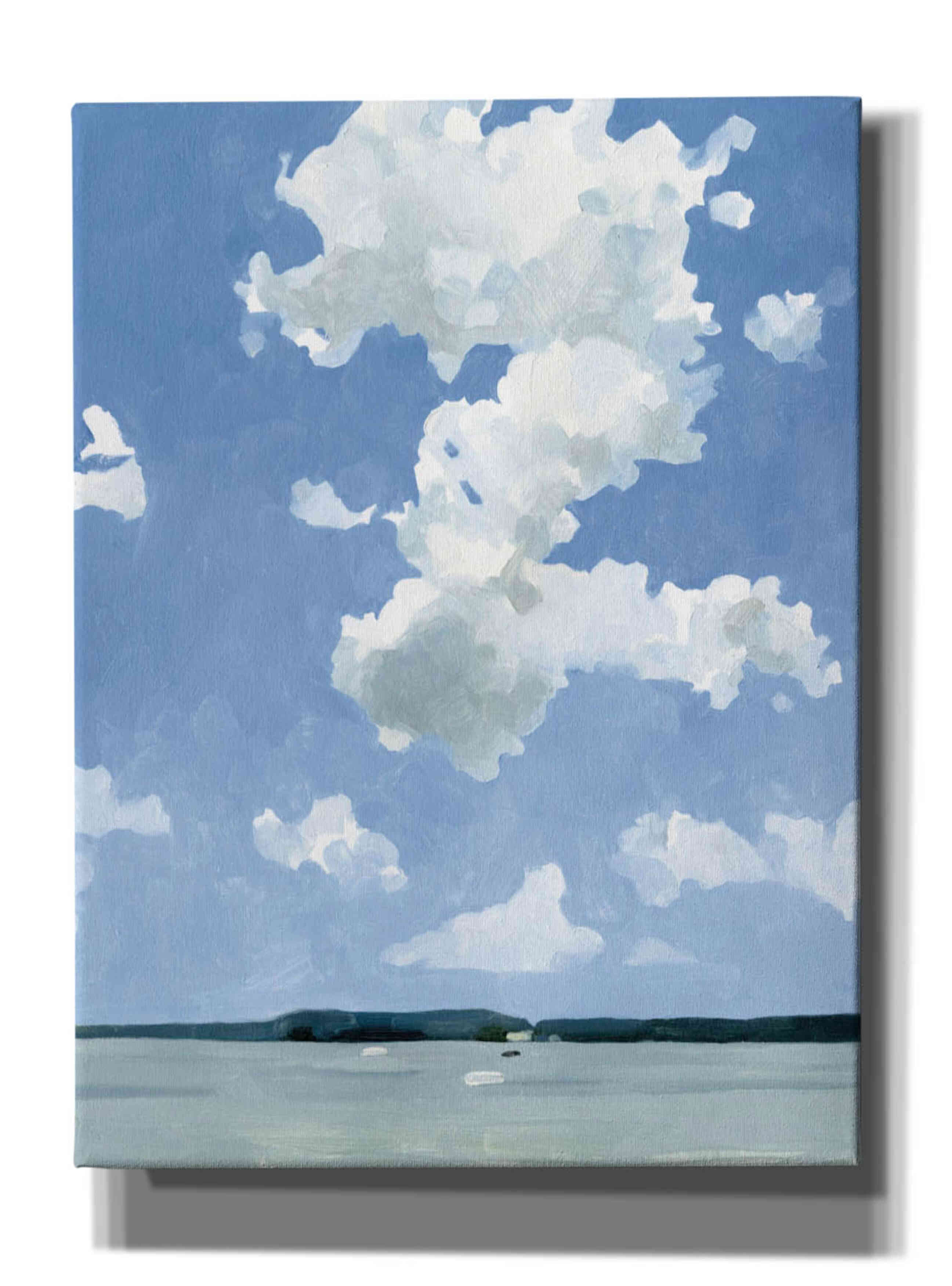 'July Lakeside II' by Emma Scarvey, Giclee Canvas Wall Art