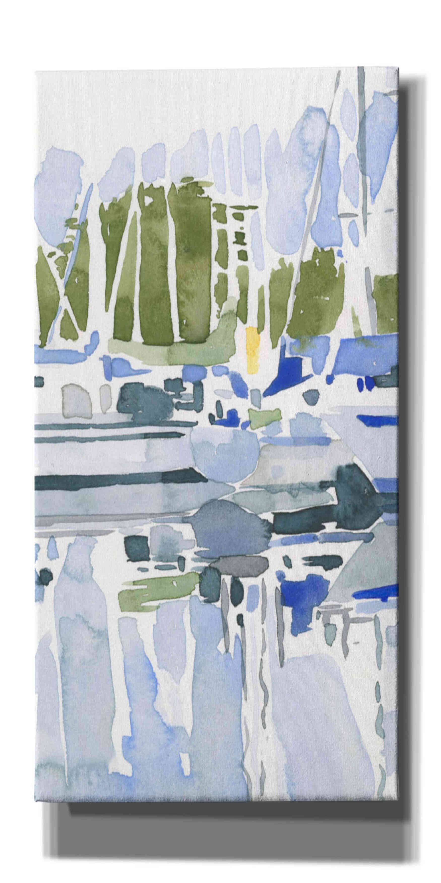 'Sailboat Reflections I' by Emma Scarvey, Giclee Canvas Wall Art