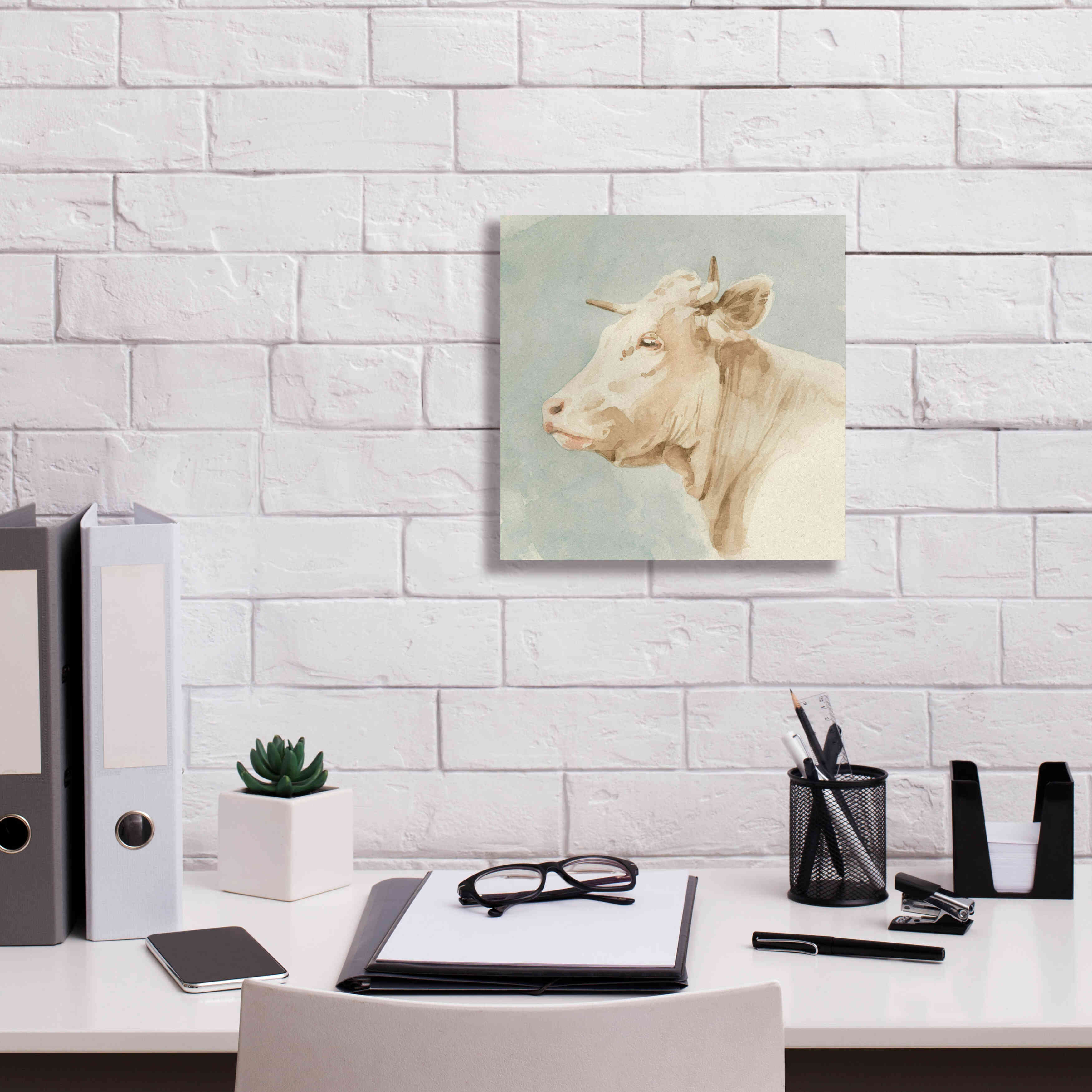 'Ferdinand I' by Emma Scarvey, Giclee Canvas Wall Art,12 x 12