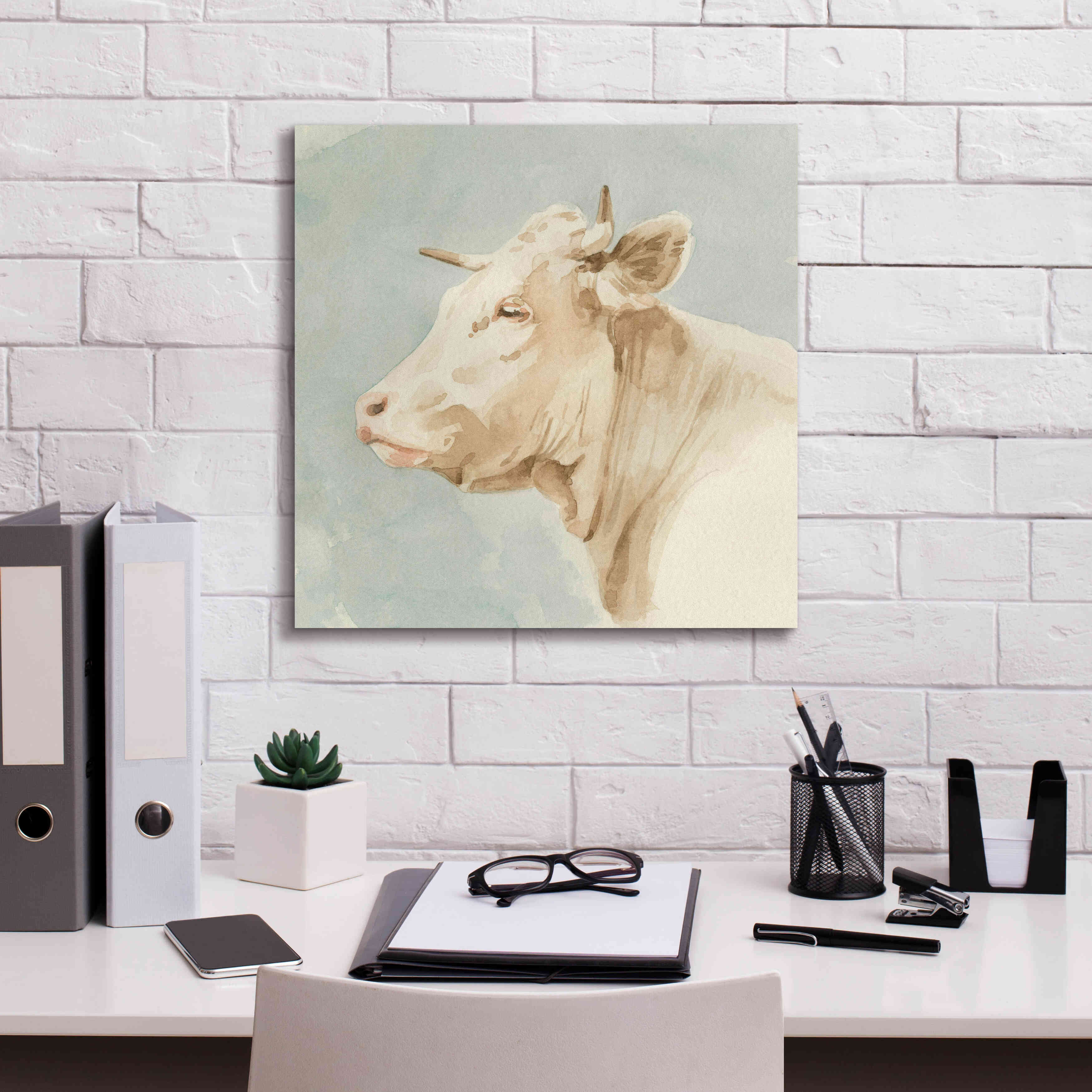 'Ferdinand I' by Emma Scarvey, Giclee Canvas Wall Art,18 x 18