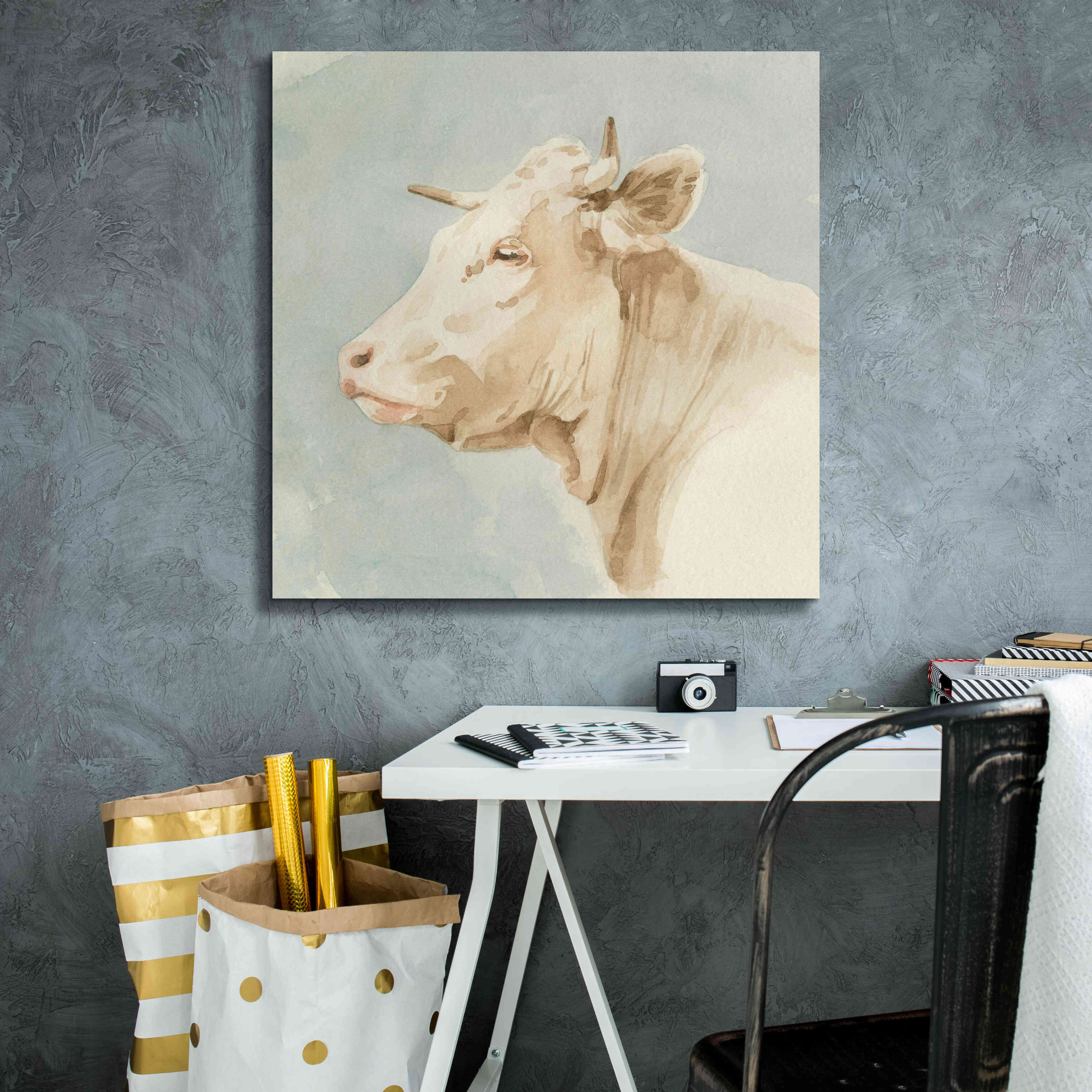 'Ferdinand I' by Emma Scarvey, Giclee Canvas Wall Art,26 x 26