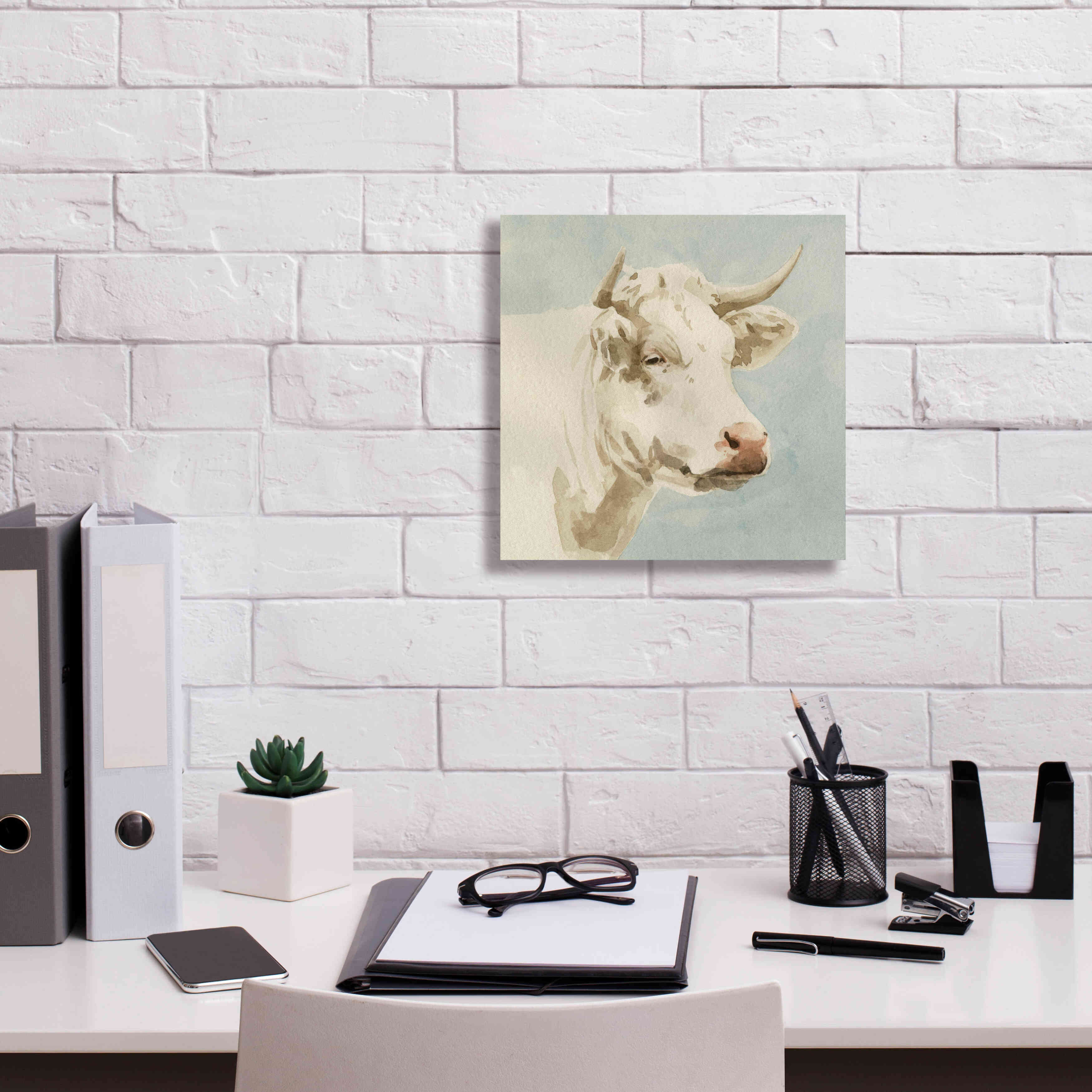 'Ferdinand II' by Emma Scarvey, Giclee Canvas Wall Art,12 x 12