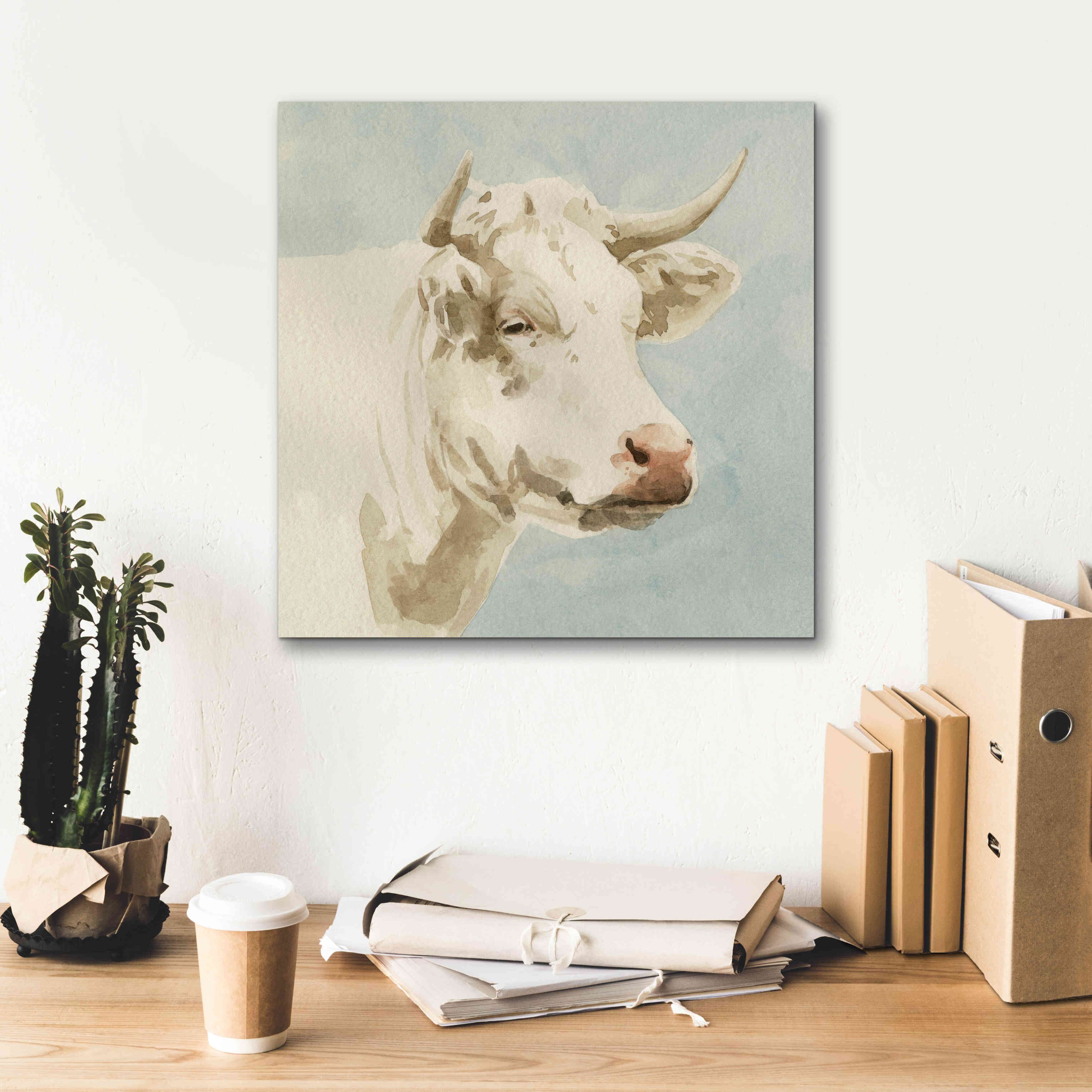 'Ferdinand II' by Emma Scarvey, Giclee Canvas Wall Art,18 x 18