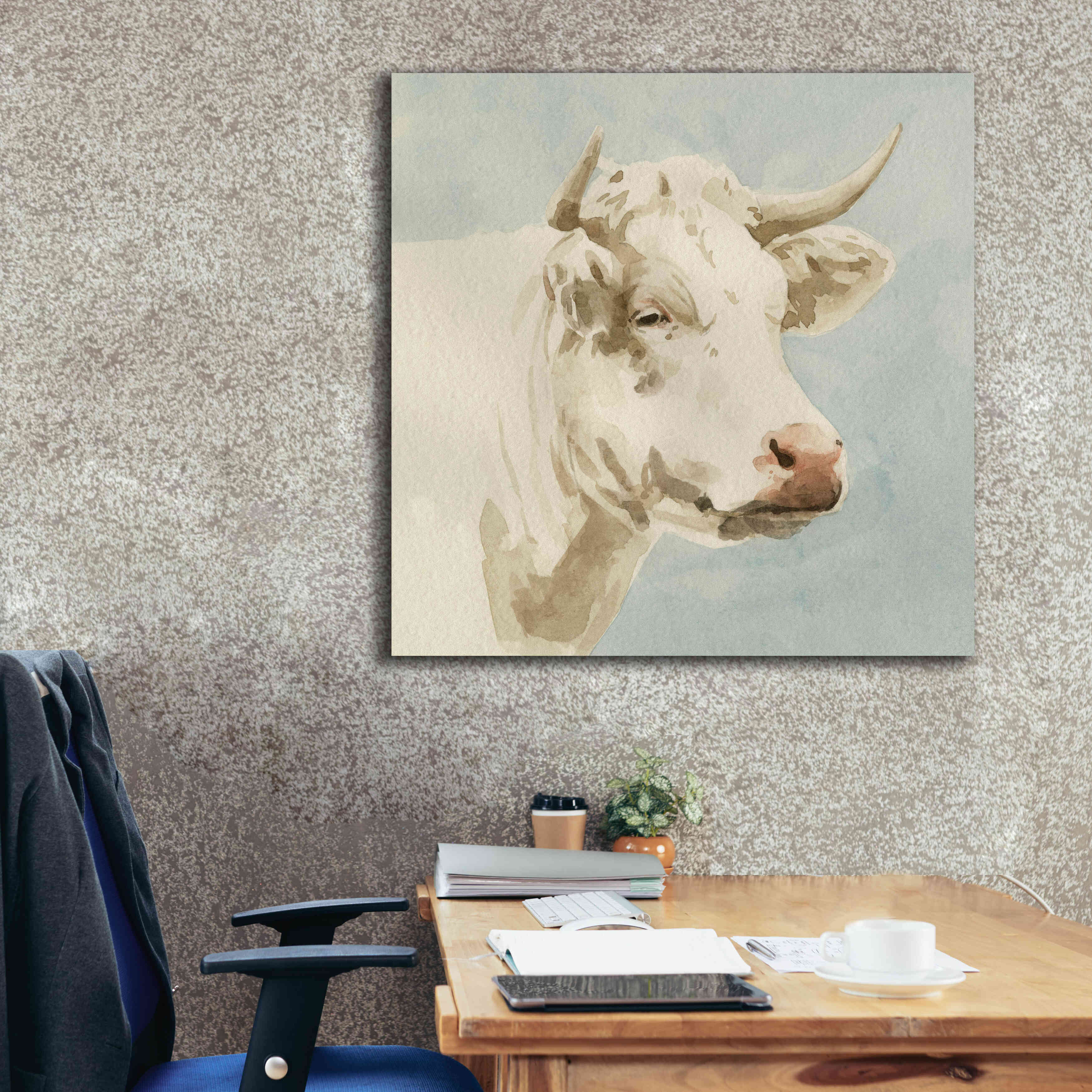 'Ferdinand II' by Emma Scarvey, Giclee Canvas Wall Art,37 x 37