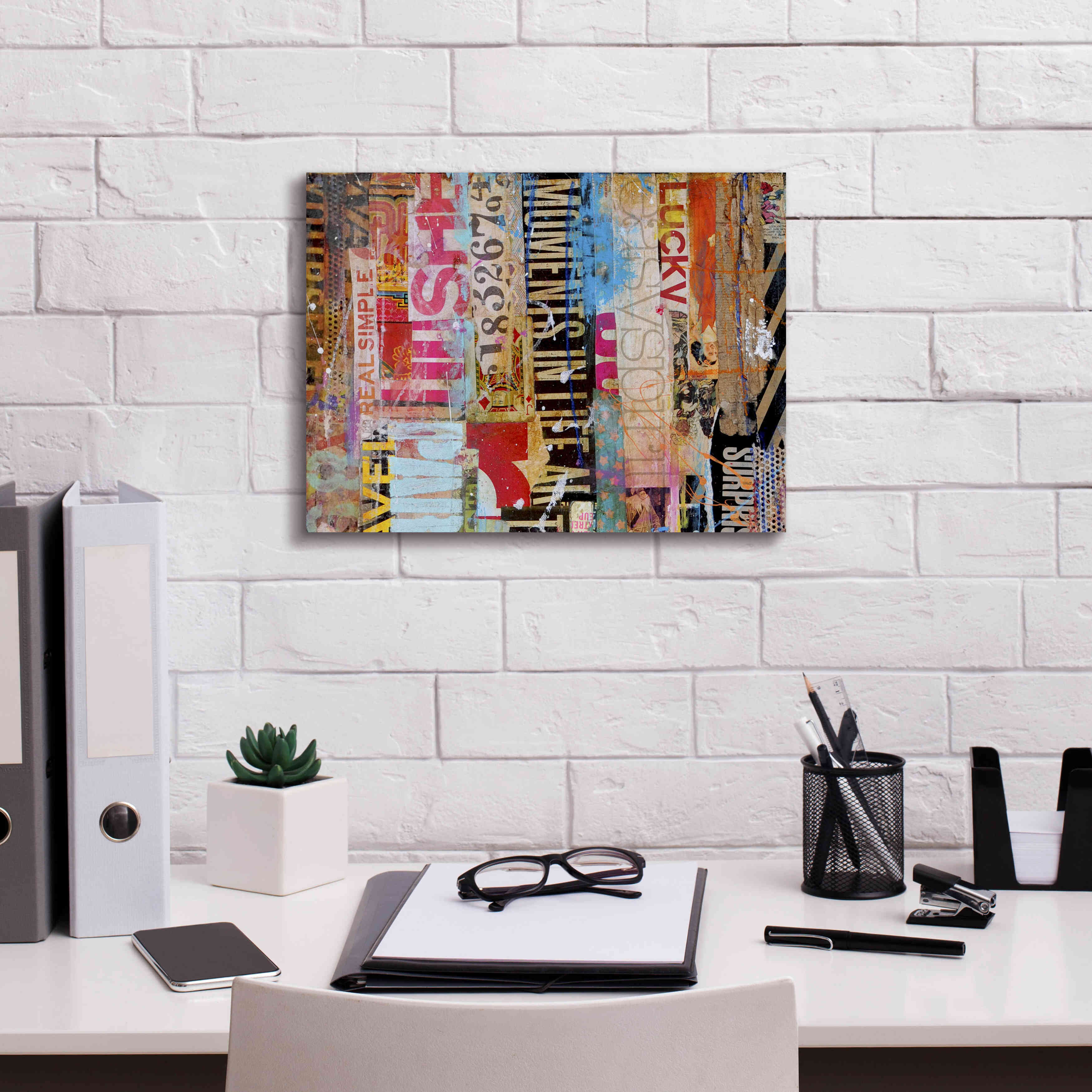 'Metro Mix 21 I' by Erin Ashley, Giclee Canvas Wall Art,16 x 12