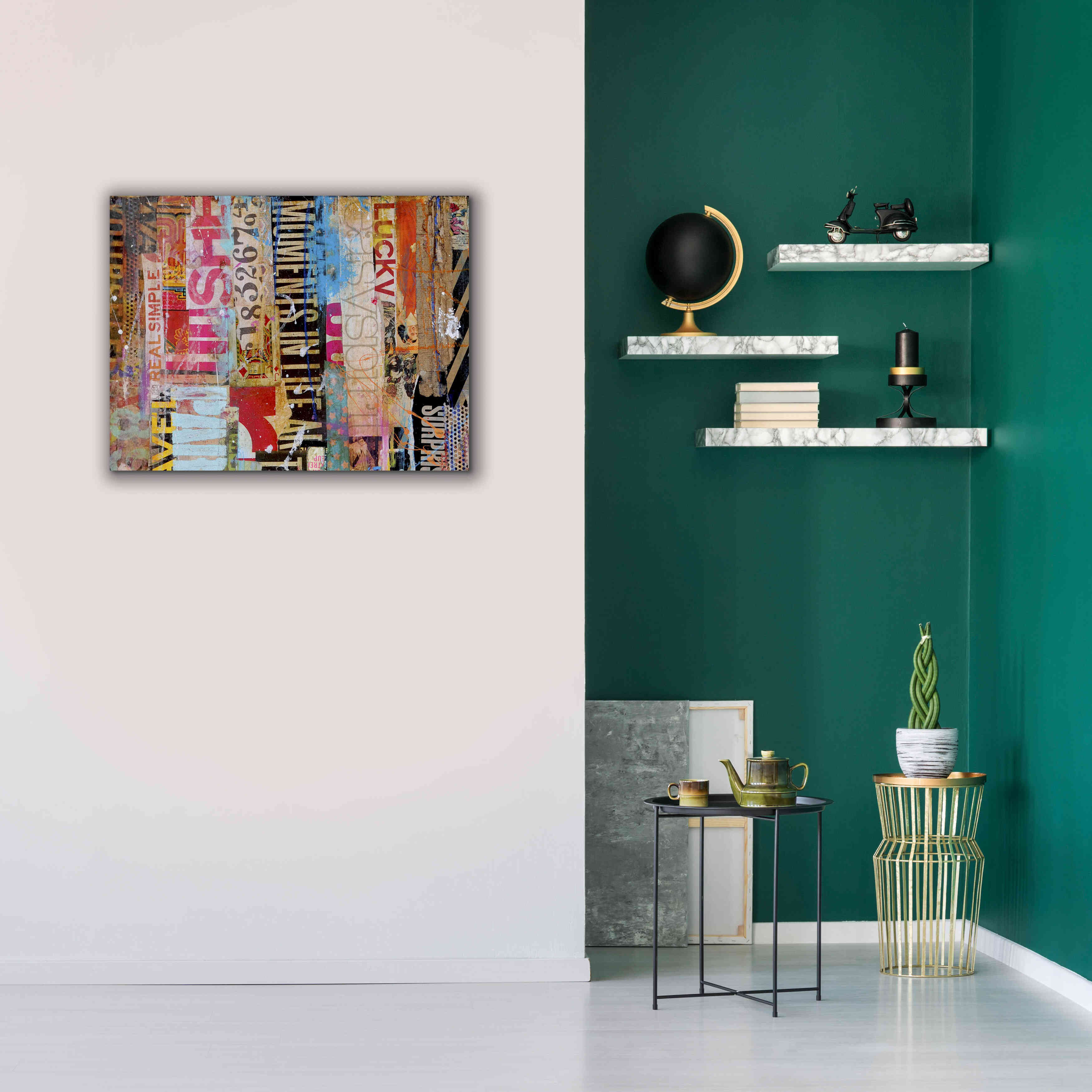 'Metro Mix 21 I' by Erin Ashley, Giclee Canvas Wall Art,34 x 26