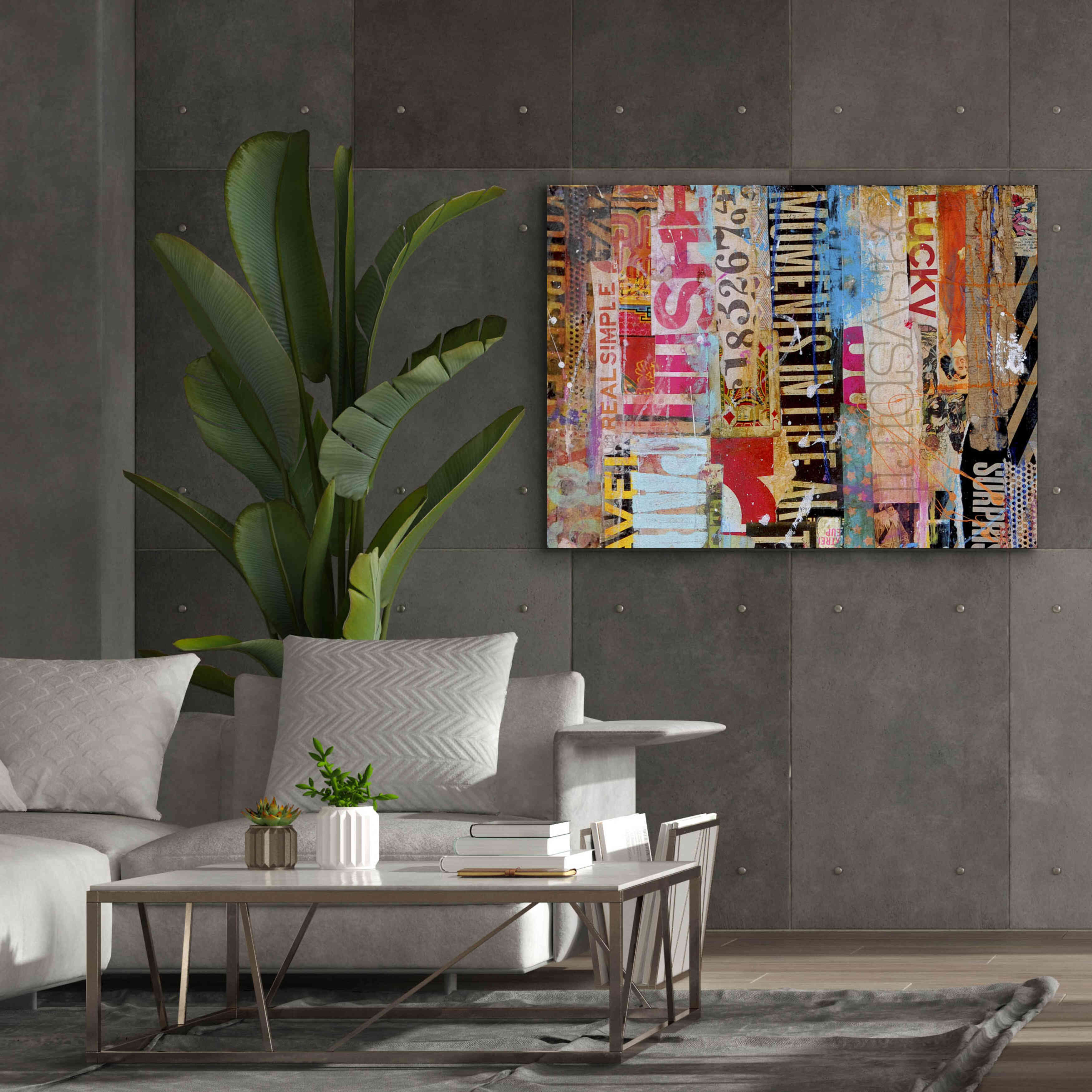 'Metro Mix 21 I' by Erin Ashley, Giclee Canvas Wall Art,54 x 40