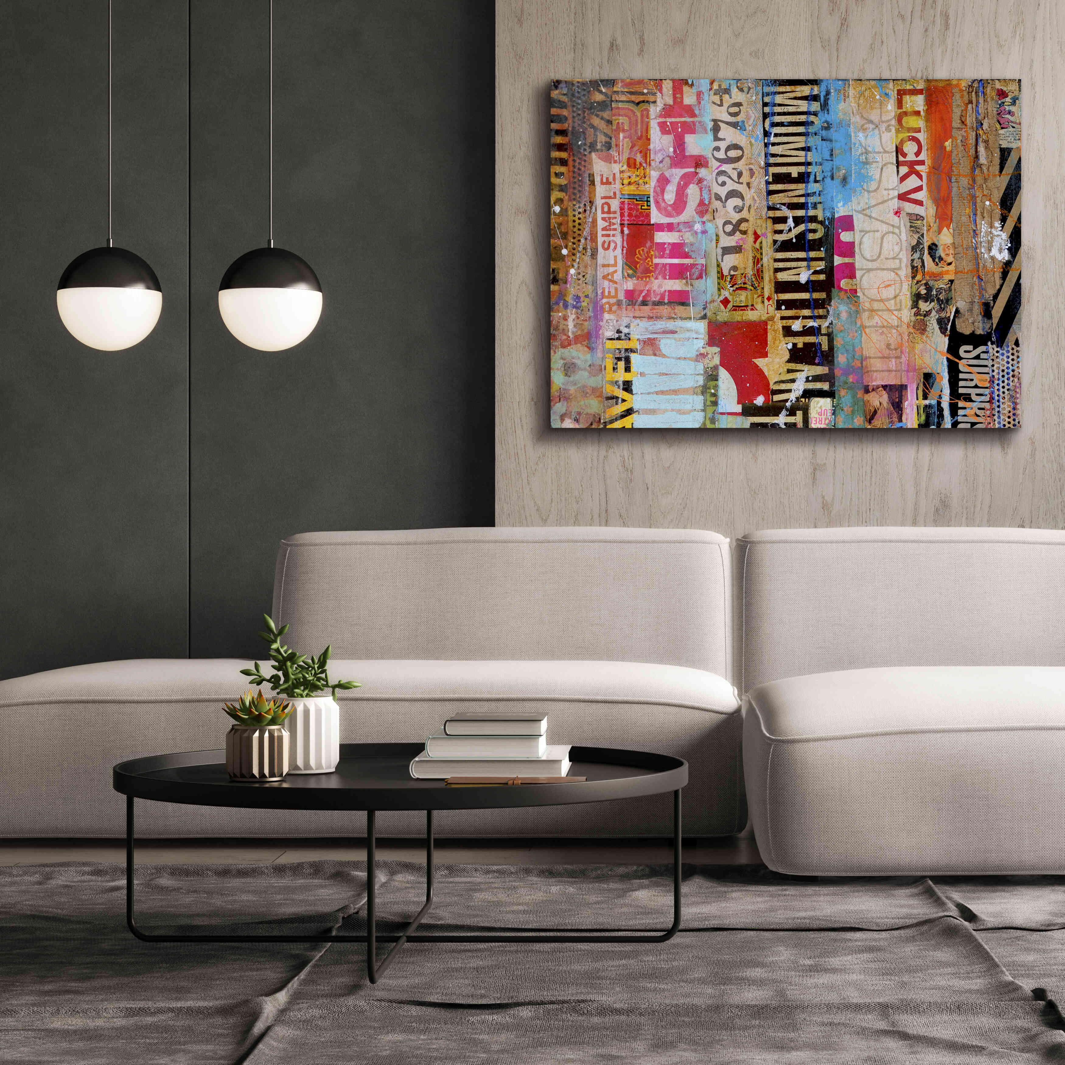 'Metro Mix 21 I' by Erin Ashley, Giclee Canvas Wall Art,54 x 40