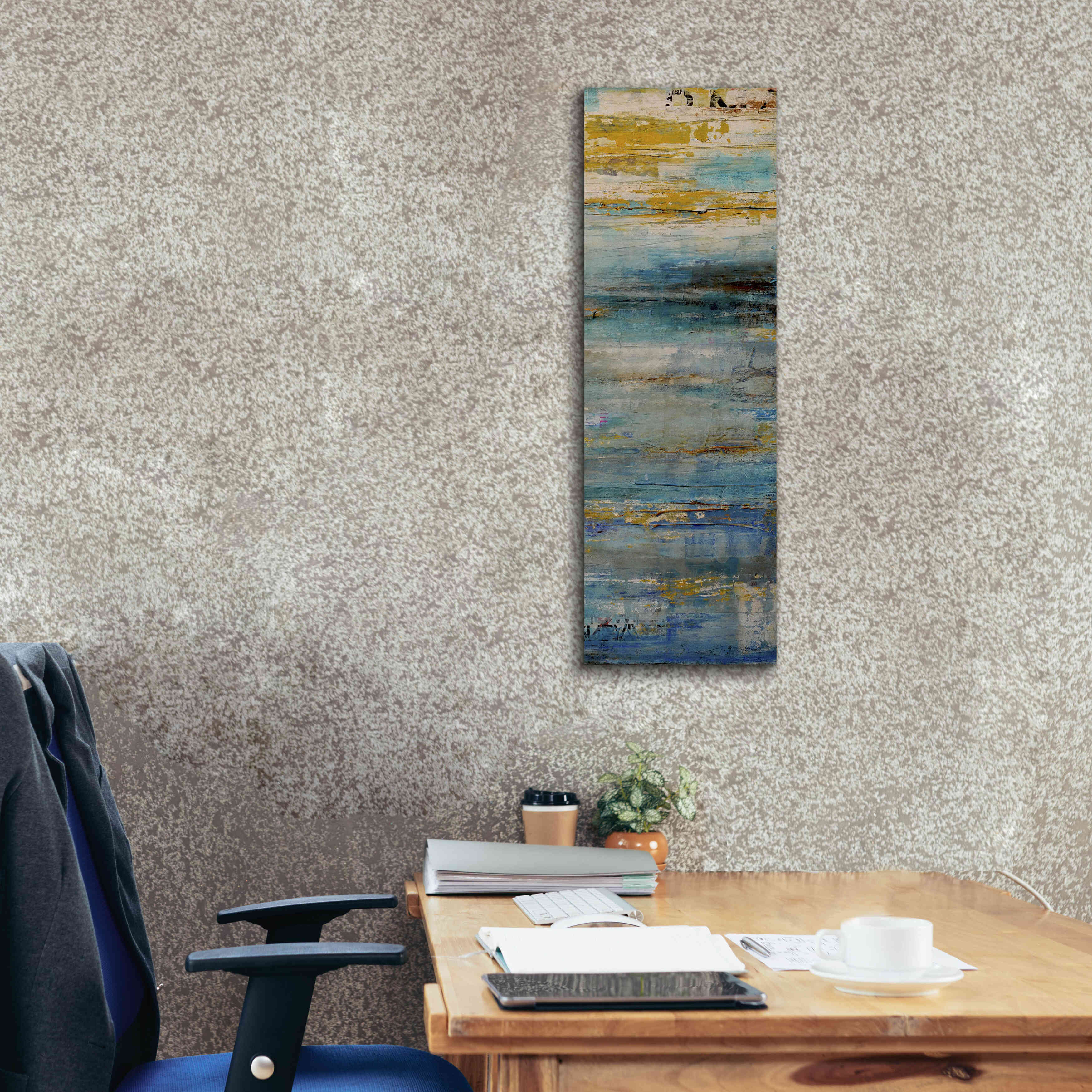 'Beyond the Sea II' by Erin Ashley, Giclee Canvas Wall Art,12 x 36